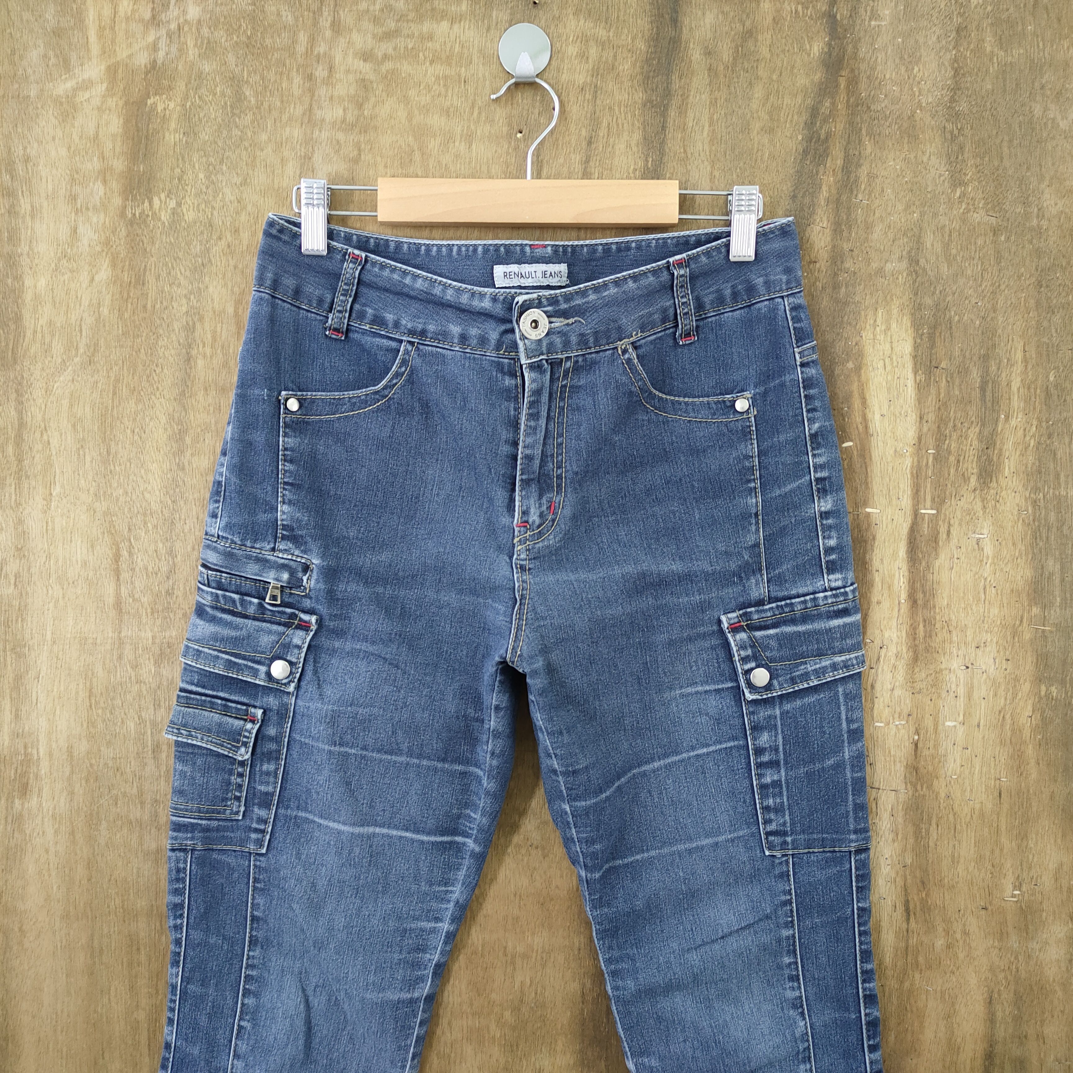 Japanese Brand × Jean RENAULT JEANS CARGO PANTS Size US 27 - 2 Thumbnail