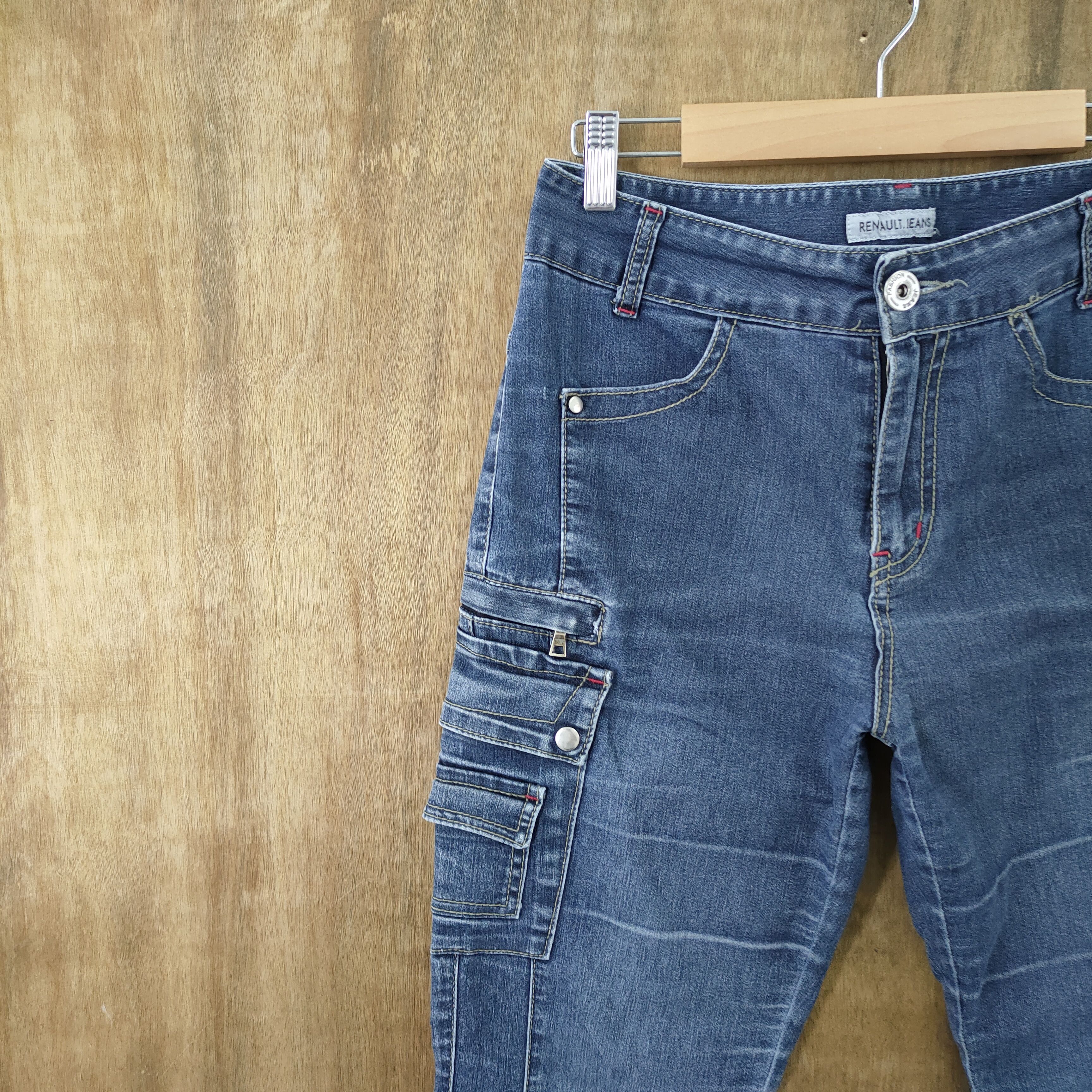 Japanese Brand × Jean RENAULT JEANS CARGO PANTS Size US 27 - 10 Thumbnail