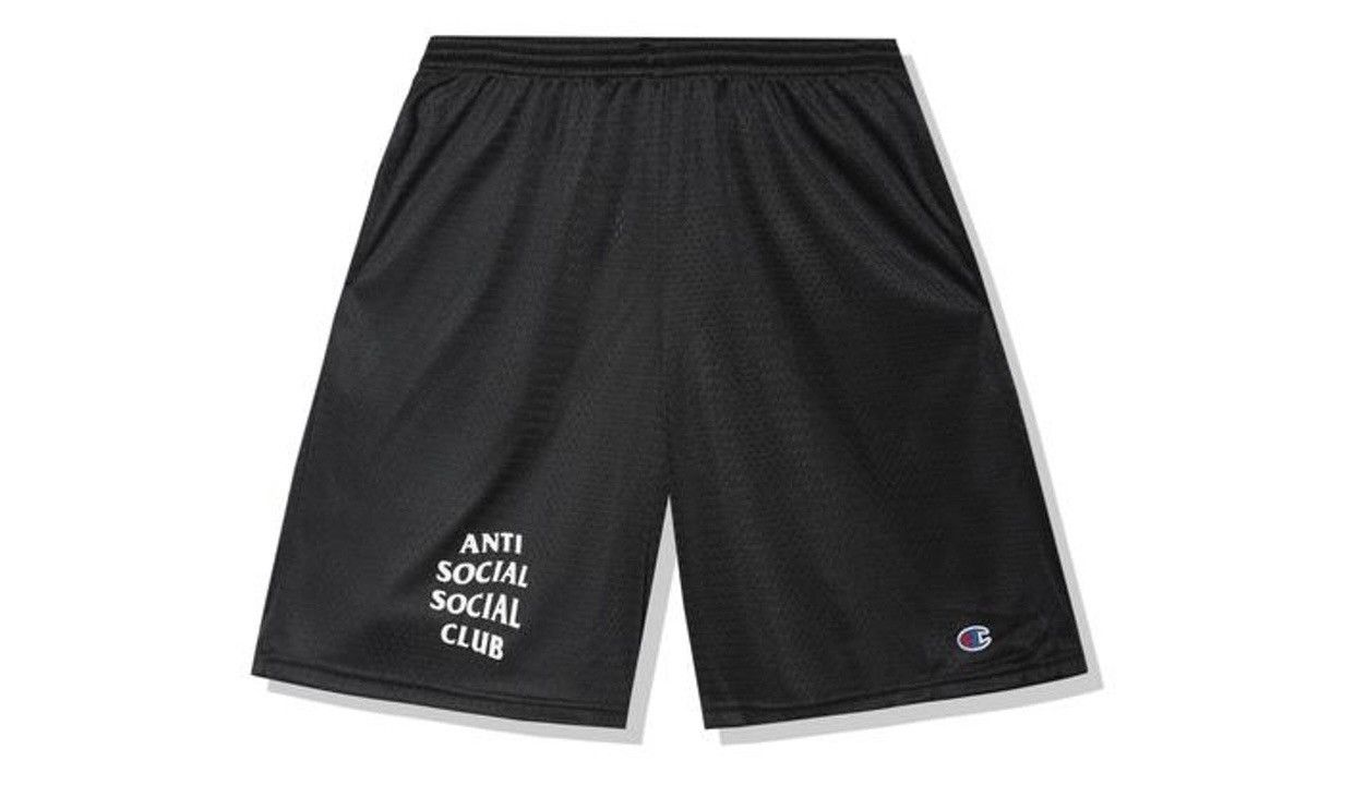 Anti Social Social Club Sports Shorts Black