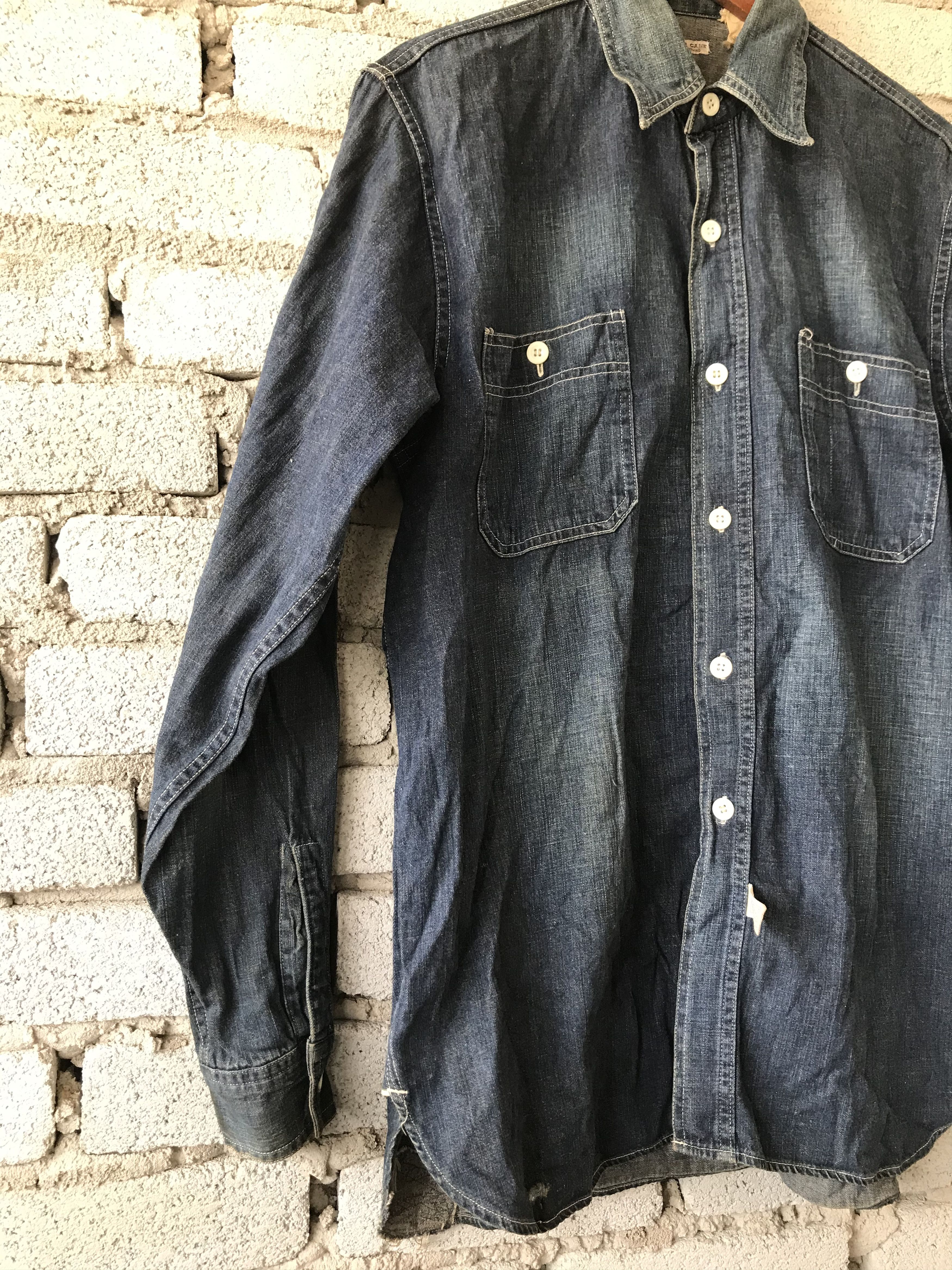 Sugar Cane Sugar Cane Toyo Enterprise Denim Shirt Size US M / EU 48-50 / 2 - 3 Thumbnail