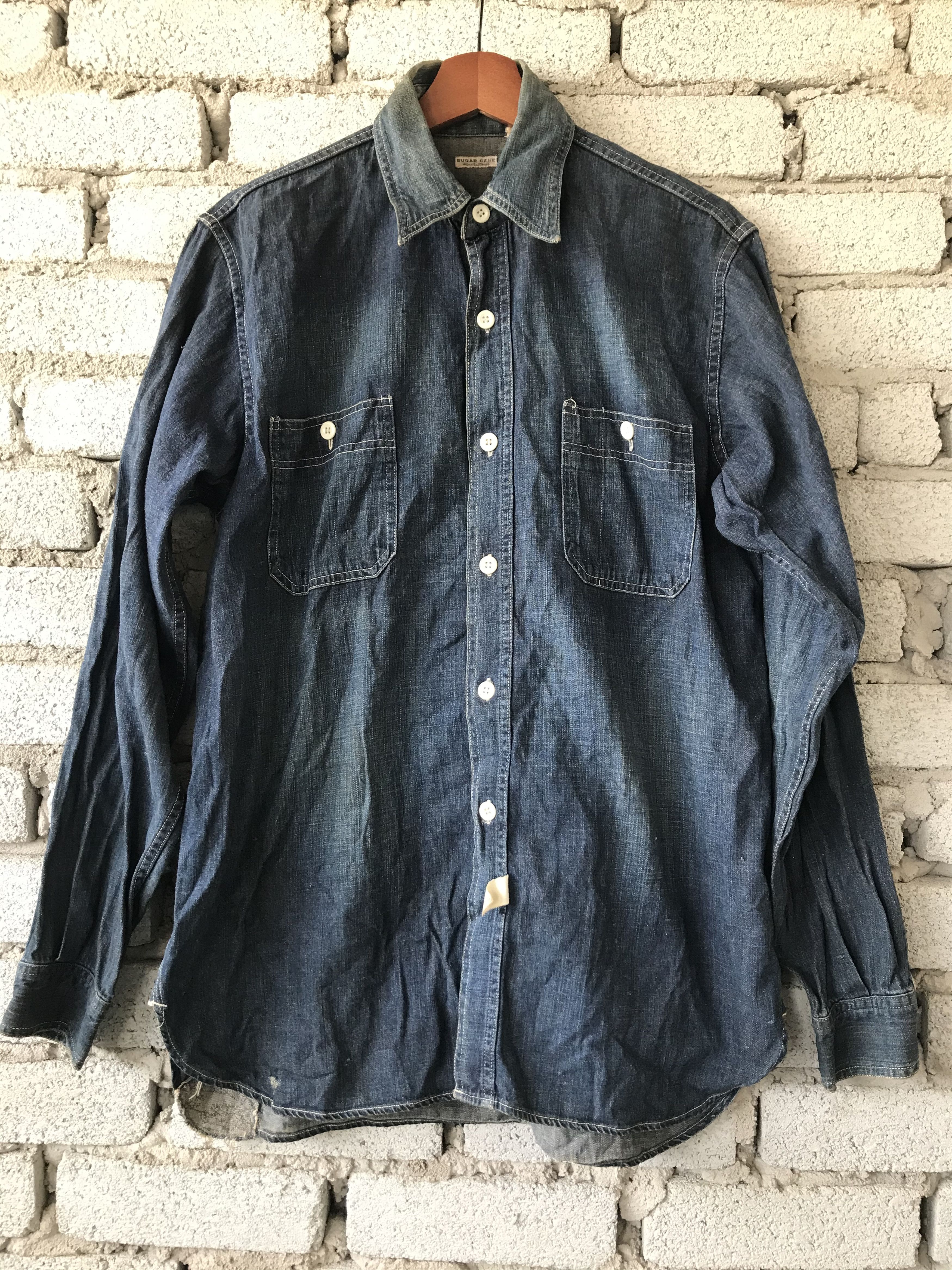 Sugar Cane Sugar Cane Toyo Enterprise Denim Shirt Size US M / EU 48-50 / 2 - 1 Thumbnail
