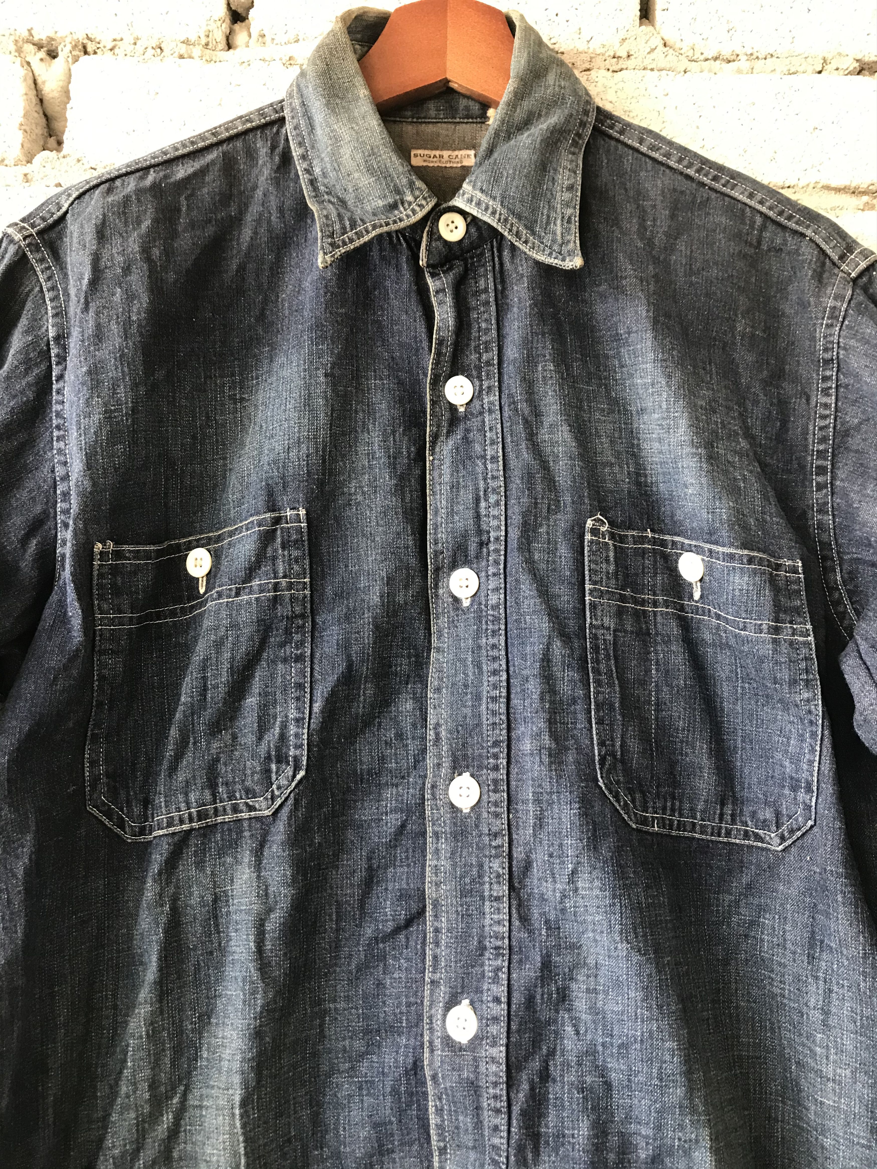 Sugar Cane Sugar Cane Toyo Enterprise Denim Shirt Size US M / EU 48-50 / 2 - 2 Thumbnail