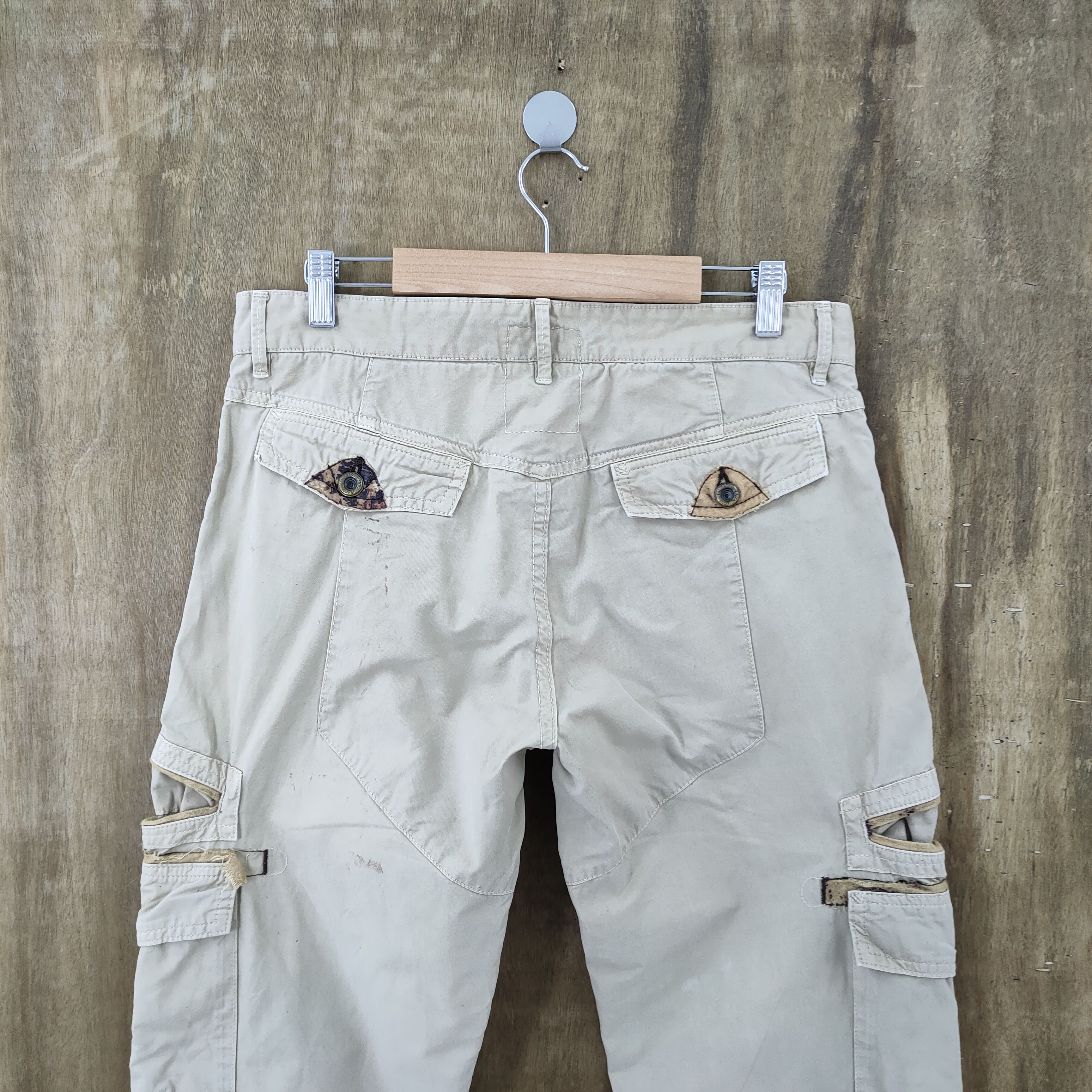 Japanese Brand × Zara VINTAGE ZARA YOUTH FADED CARGO PANTS Size US 30 / EU 46 - 12 Thumbnail
