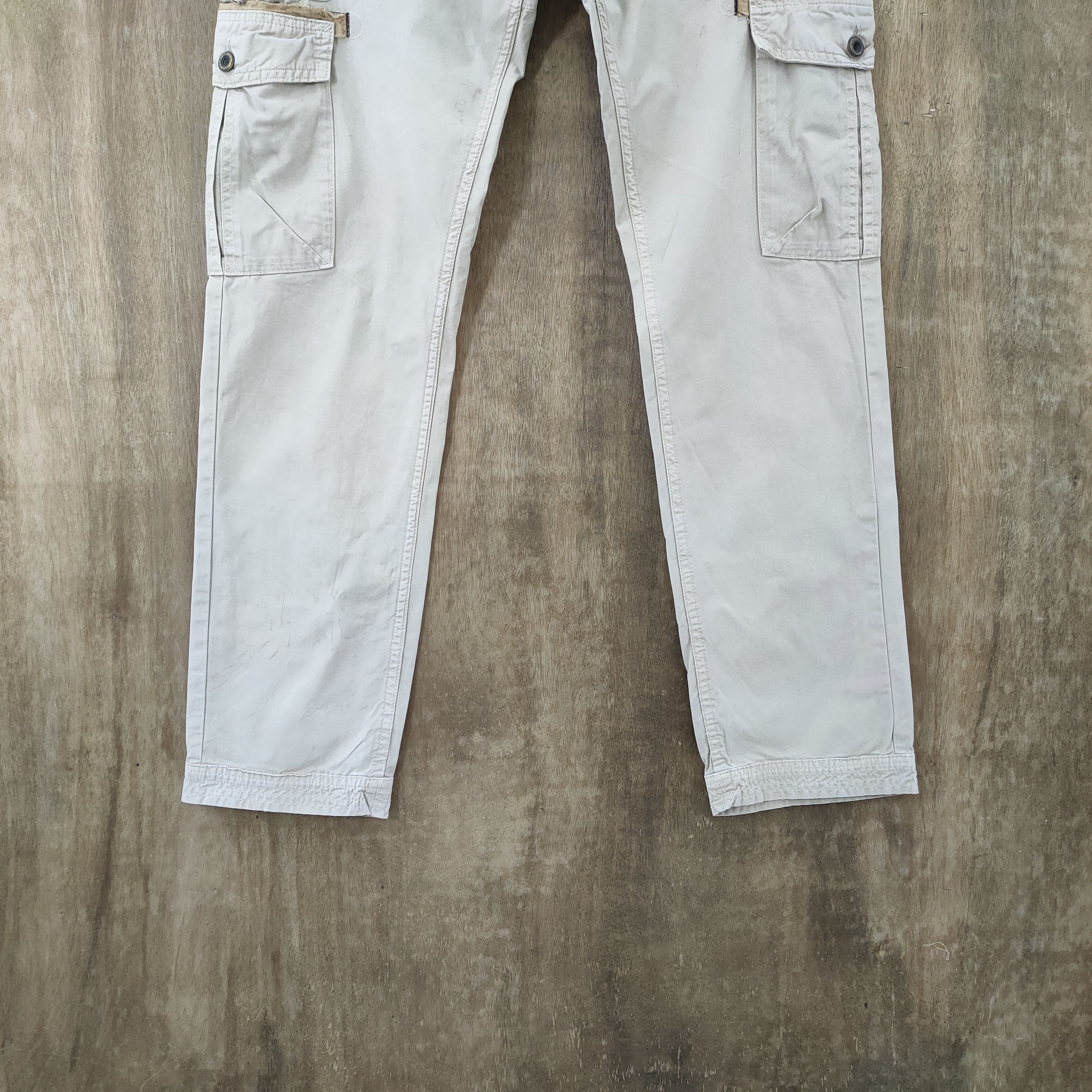 Japanese Brand × Zara VINTAGE ZARA YOUTH FADED CARGO PANTS Size US 30 / EU 46 - 6 Thumbnail