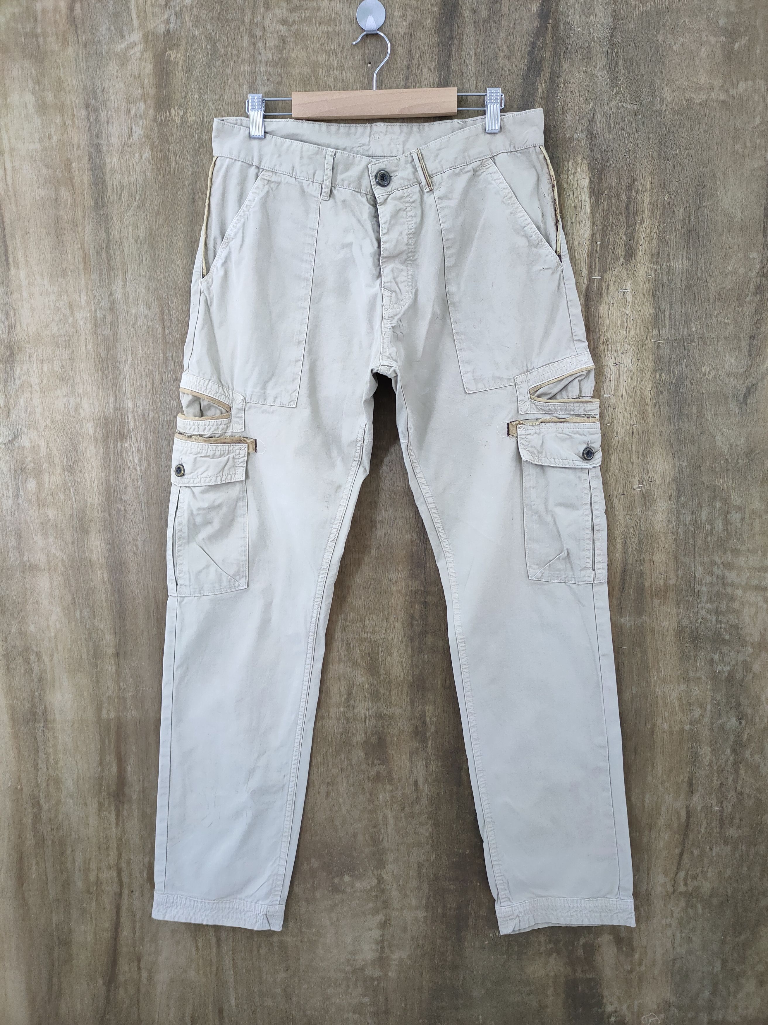 Japanese Brand × Zara VINTAGE ZARA YOUTH FADED CARGO PANTS Size US 30 / EU 46 - 1 Thumbnail