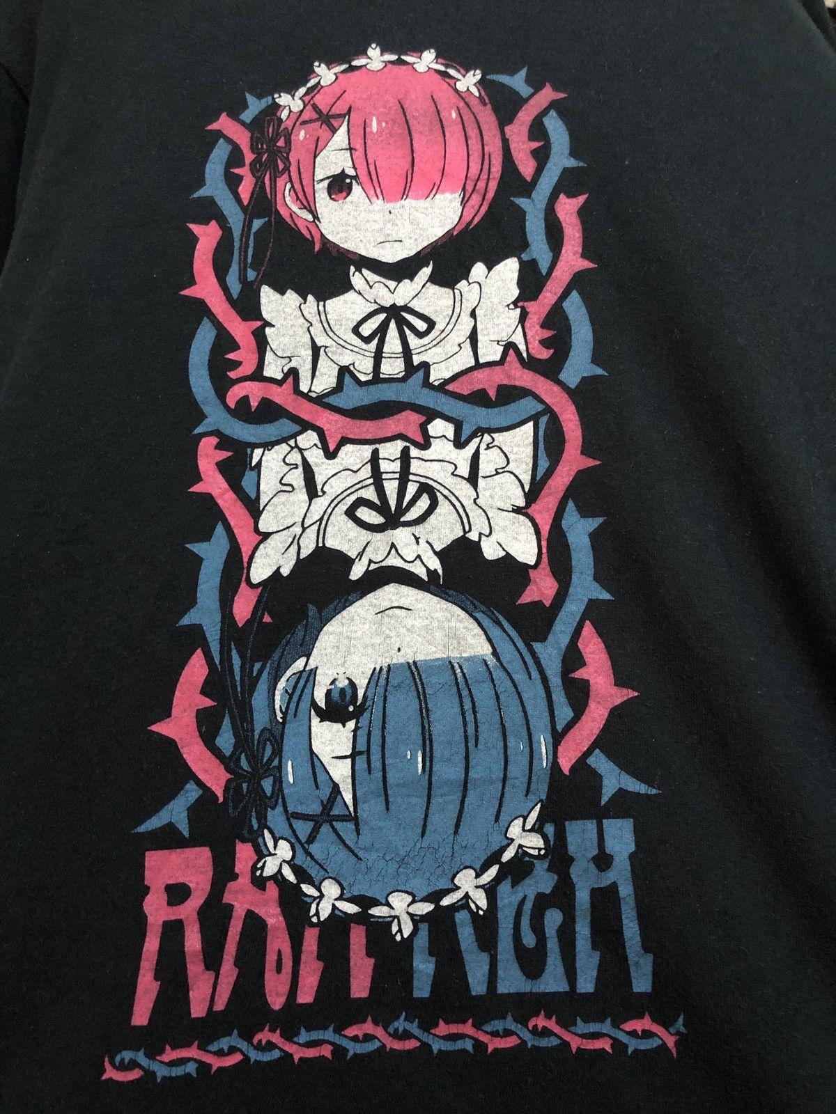 Anime Vintage Re Zero Rem Ram Anime Japan Tshirts Size US L / EU 52-54 / 3 - 3 Thumbnail