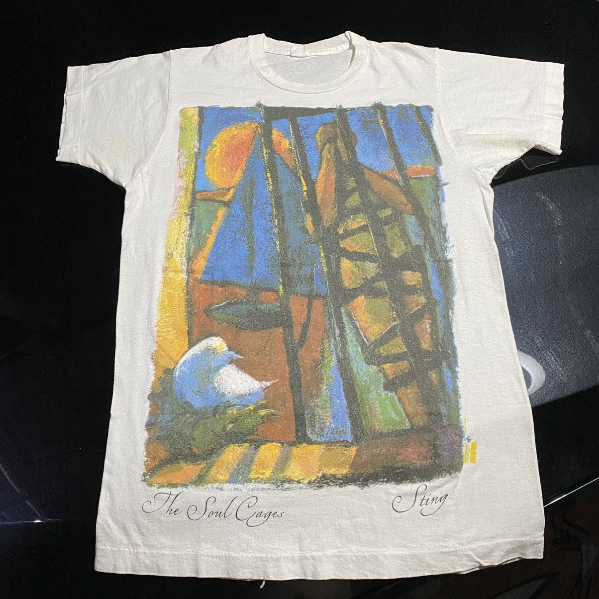 Rock Band × Vintage Vintage 1991 Sting The soul cages tour tee 