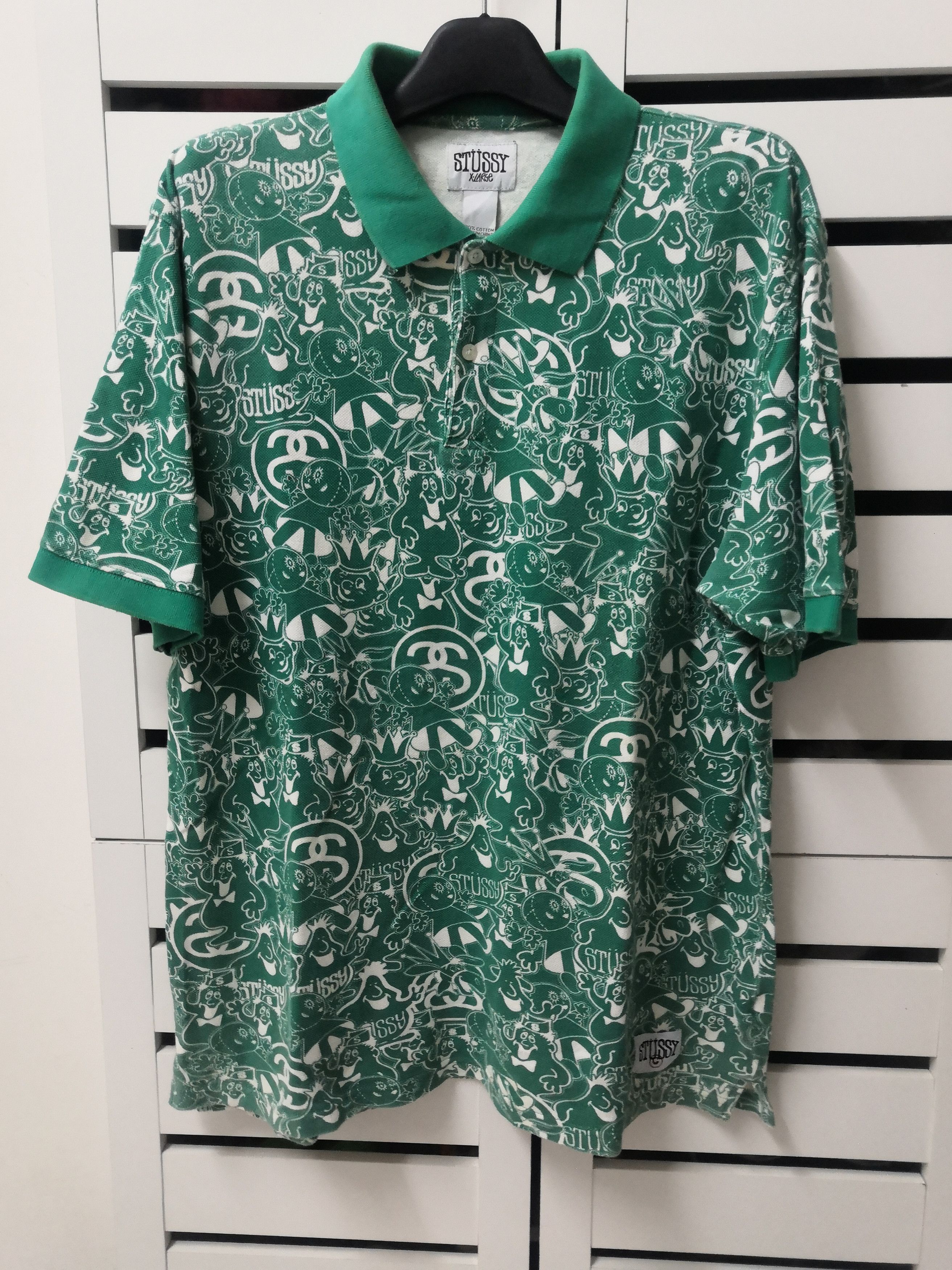 Stussy × Vintage stussy all over print 208uk archive | Grailed