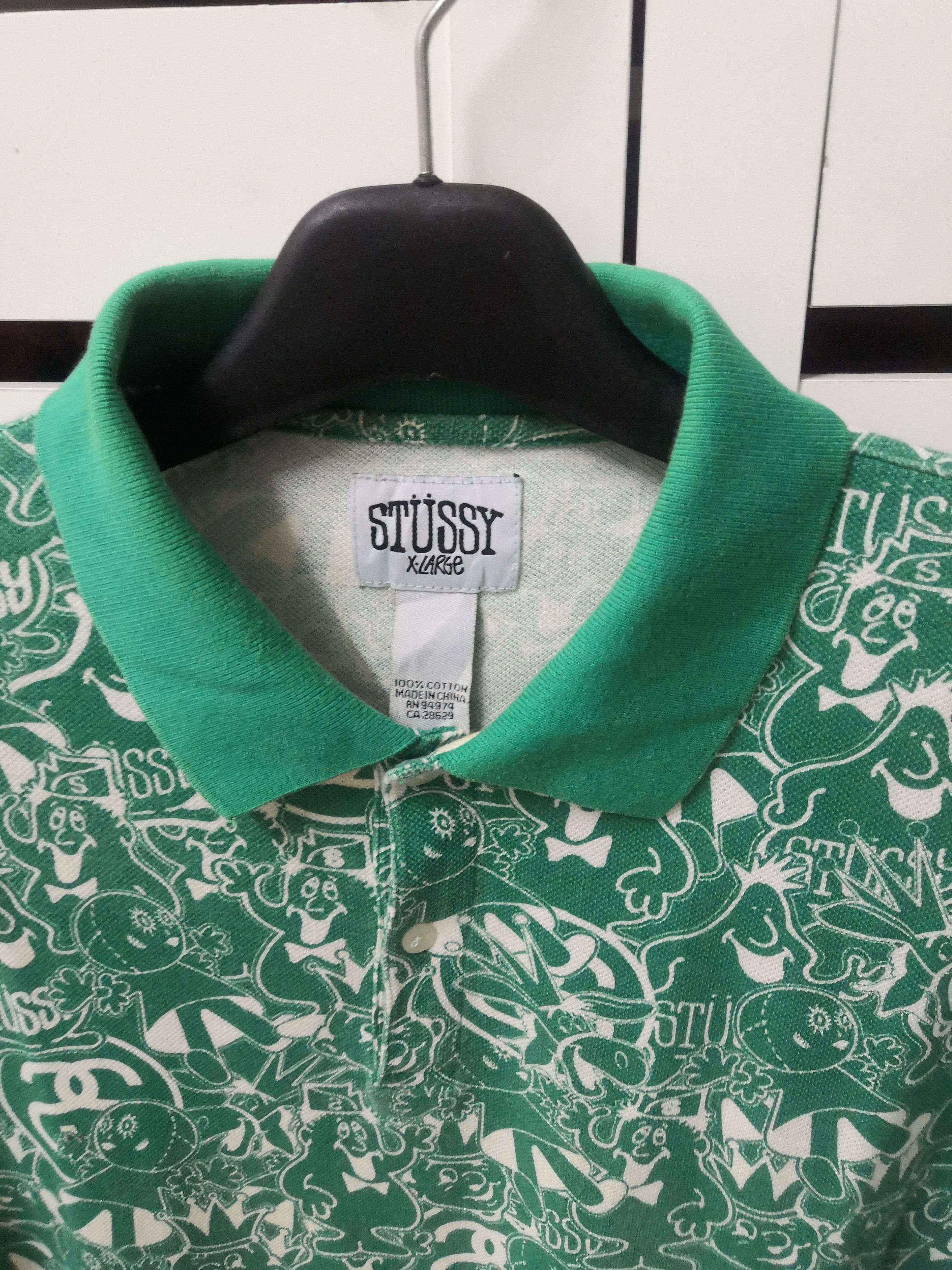 Stussy × Vintage stussy all over print 208uk archive | Grailed