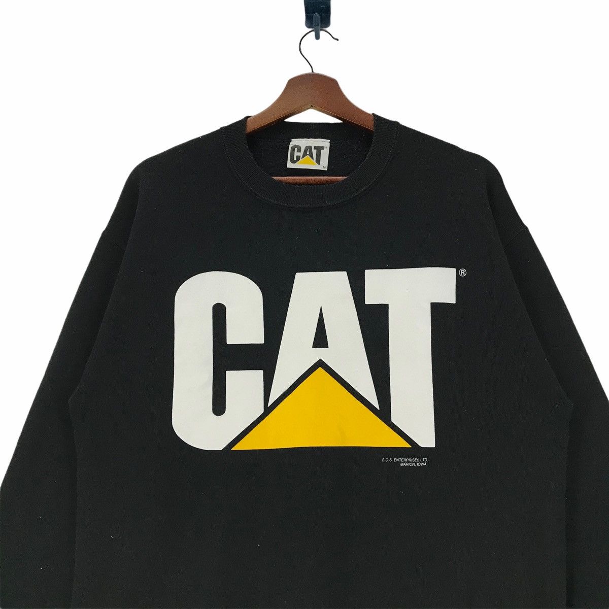 Caterpillar × Vintage Vintage Cat Caterpillar Sweatshirt Crewneck. Size US M / EU 48-50 / 2 - 3 Thumbnail
