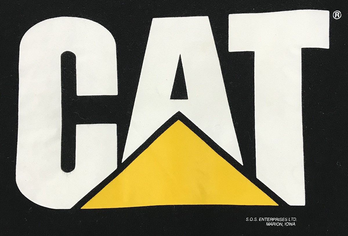 Caterpillar × Vintage Vintage Cat Caterpillar Sweatshirt Crewneck. Size US M / EU 48-50 / 2 - 4 Thumbnail