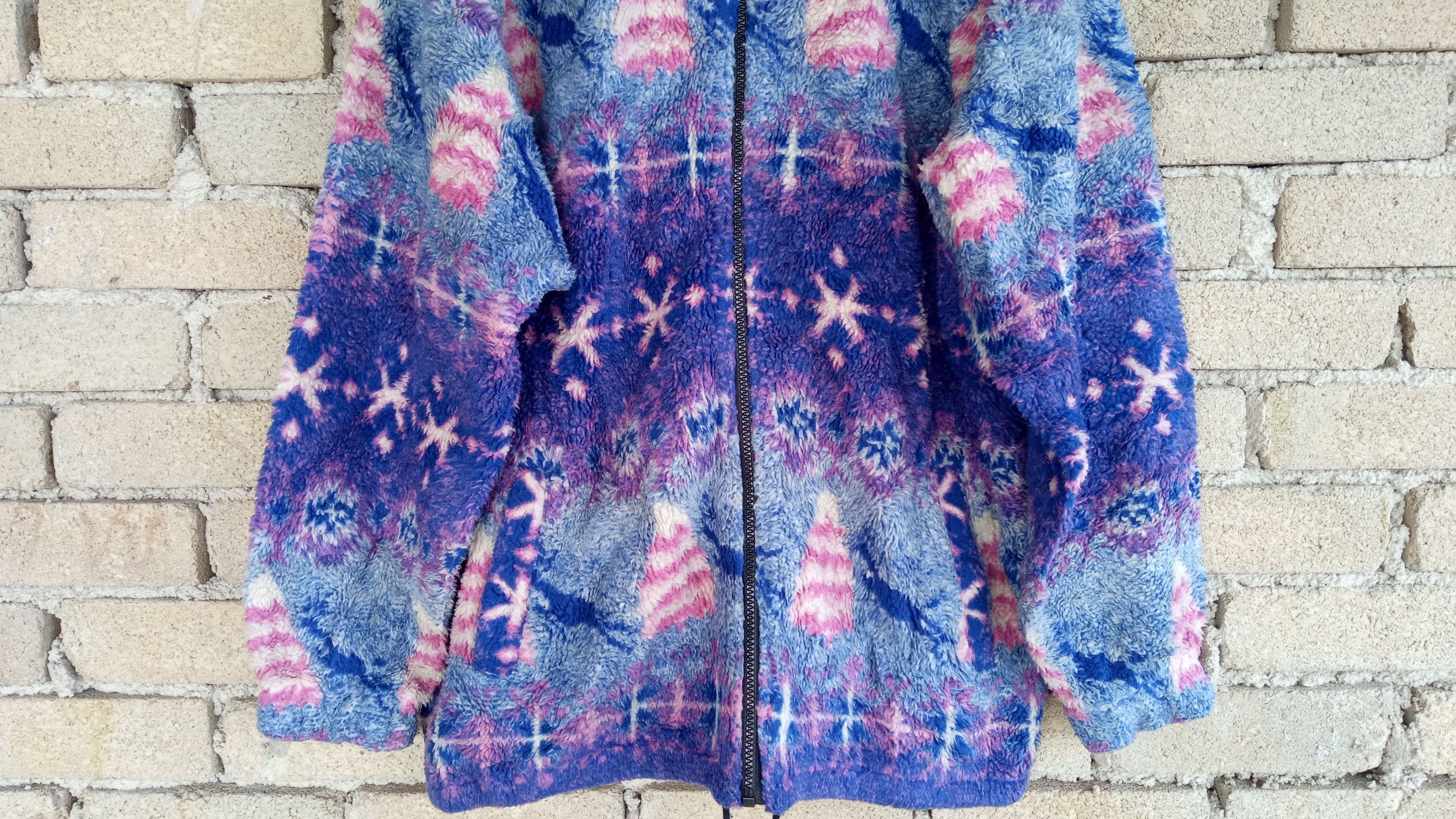 Japanese Brand 🔥Vtg Field Porter Multicolor Fleece Sweater Missoni Style Size US L / EU 52-54 / 3 - 7 Thumbnail