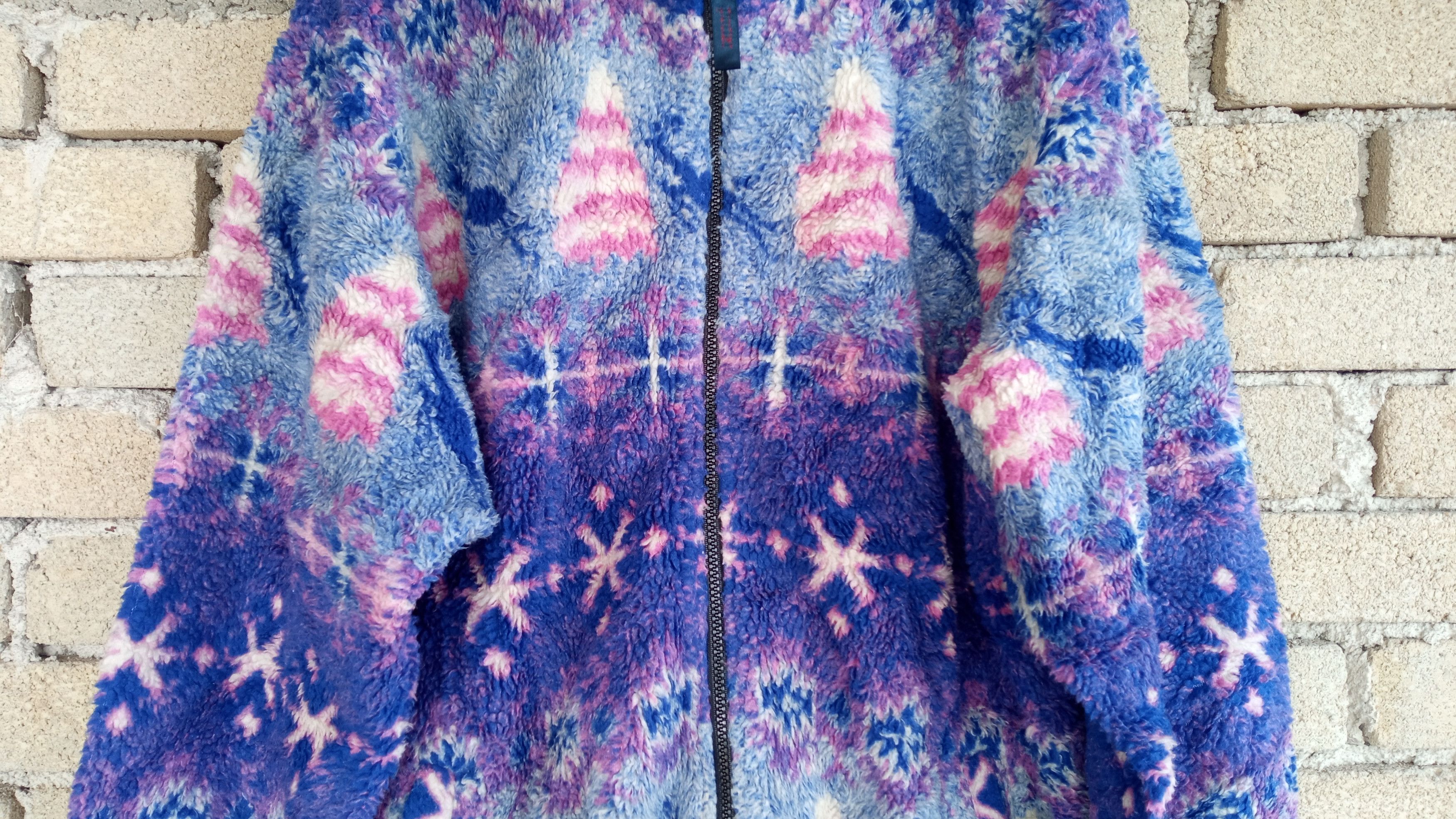 Japanese Brand 🔥Vtg Field Porter Multicolor Fleece Sweater Missoni Style Size US L / EU 52-54 / 3 - 9 Thumbnail
