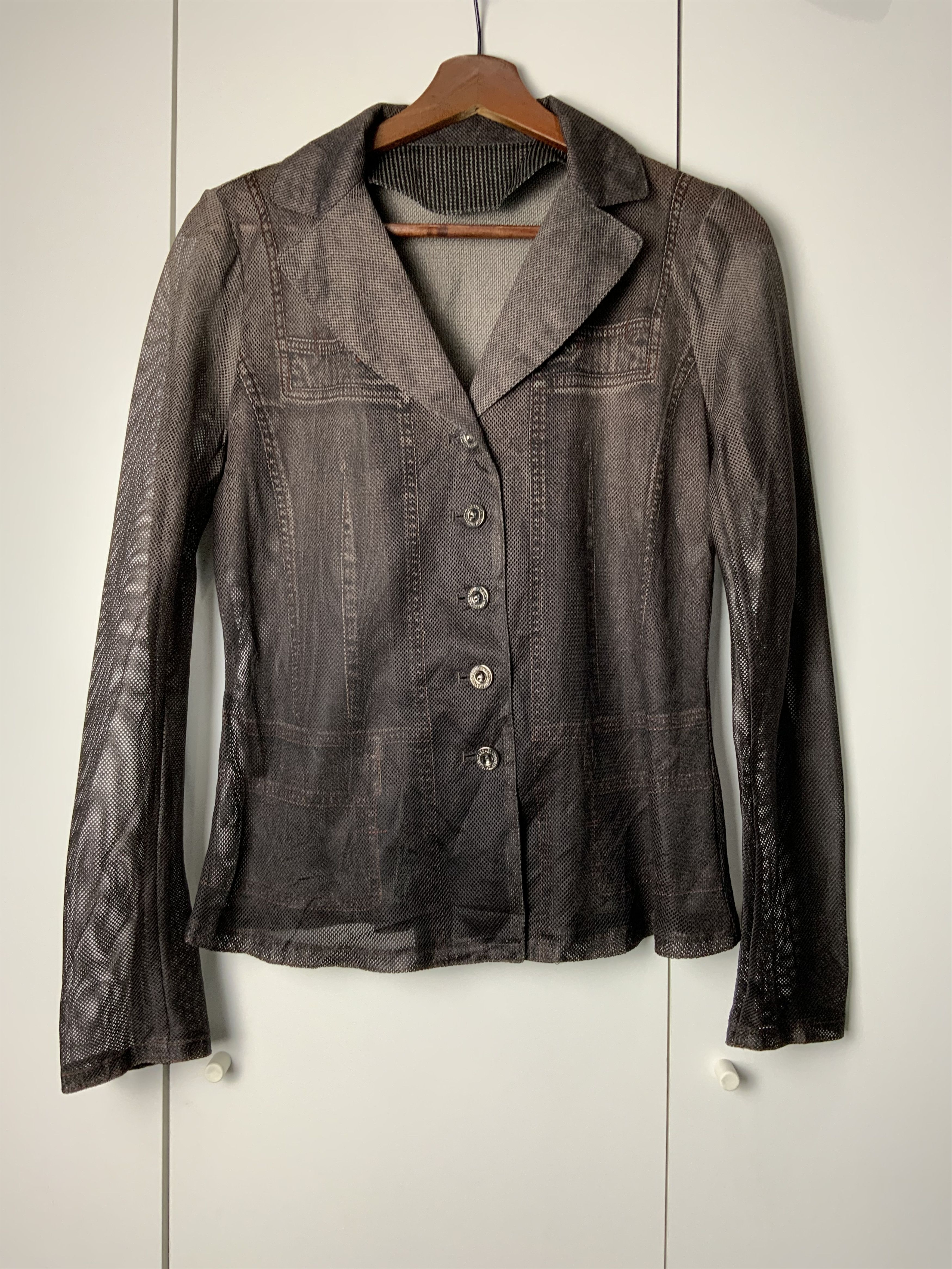 Japanese Brand Button up/Blazer Style Translucent Street Fashion🔥 Size US M / EU 48-50 / 2 - 1 Thumbnail