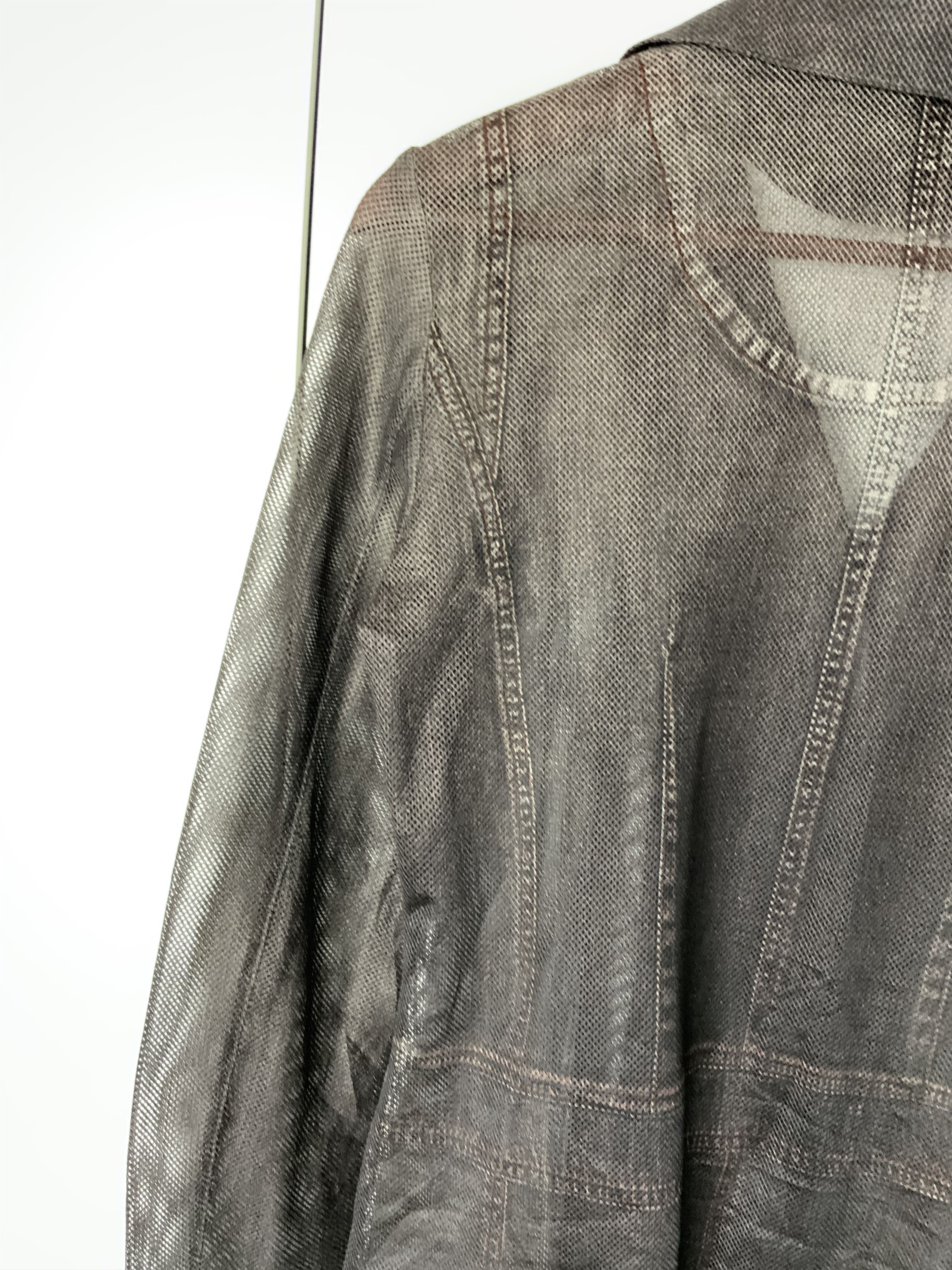 Japanese Brand Button up/Blazer Style Translucent Street Fashion🔥 Size US M / EU 48-50 / 2 - 13 Thumbnail