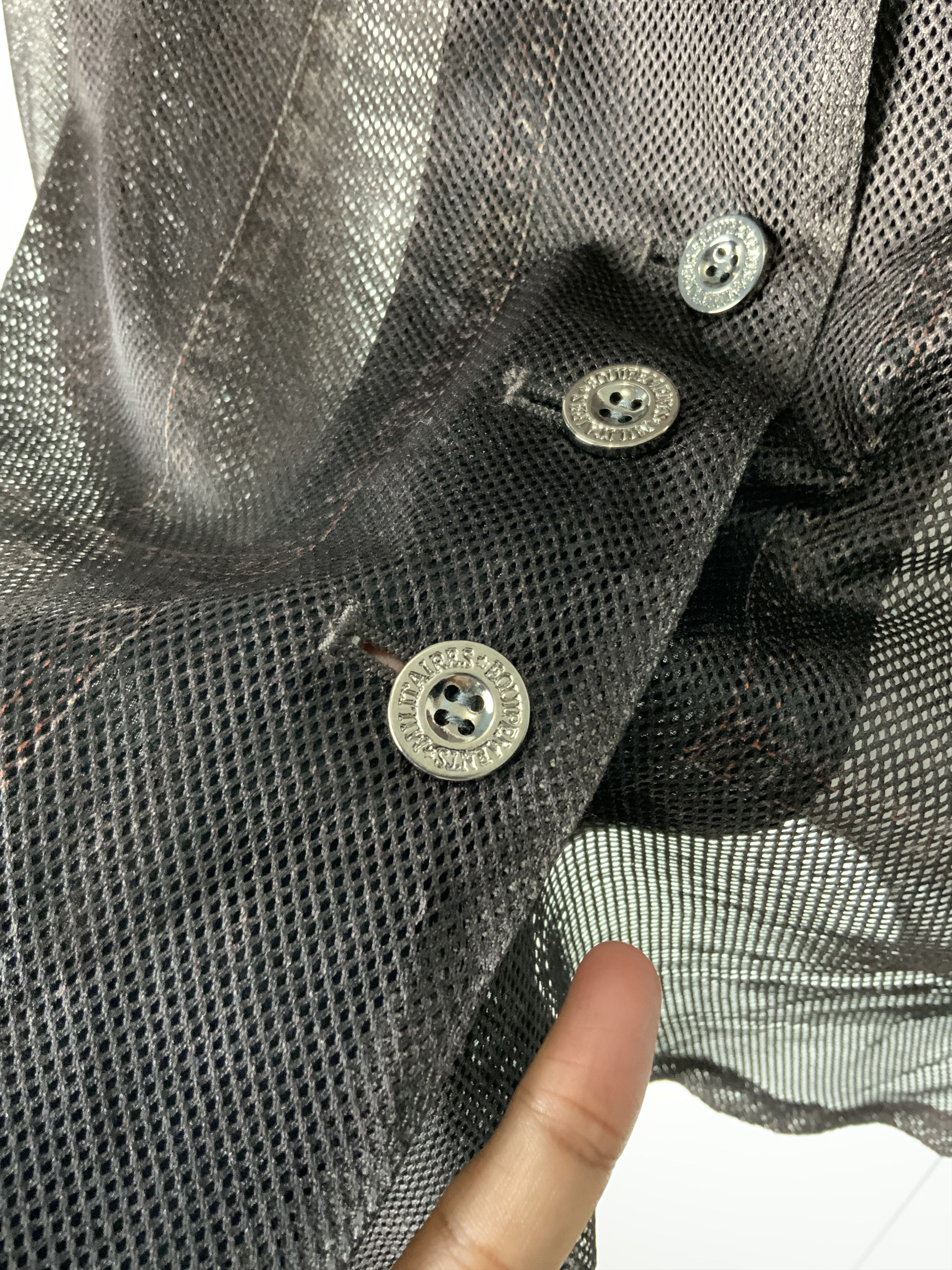 Japanese Brand Button up/Blazer Style Translucent Street Fashion🔥 Size US M / EU 48-50 / 2 - 10 Thumbnail