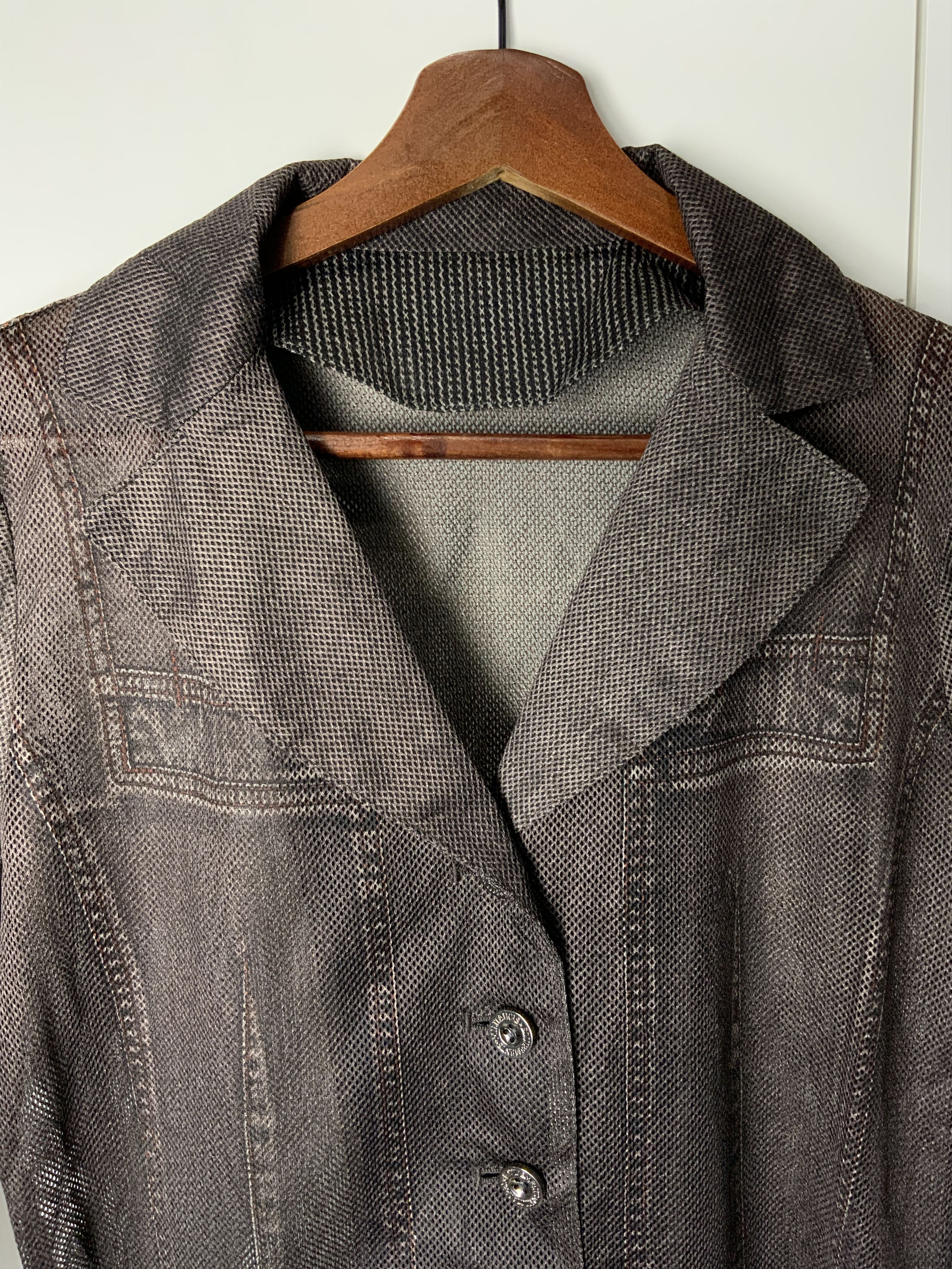 Japanese Brand Button up/Blazer Style Translucent Street Fashion🔥 Size US M / EU 48-50 / 2 - 8 Thumbnail