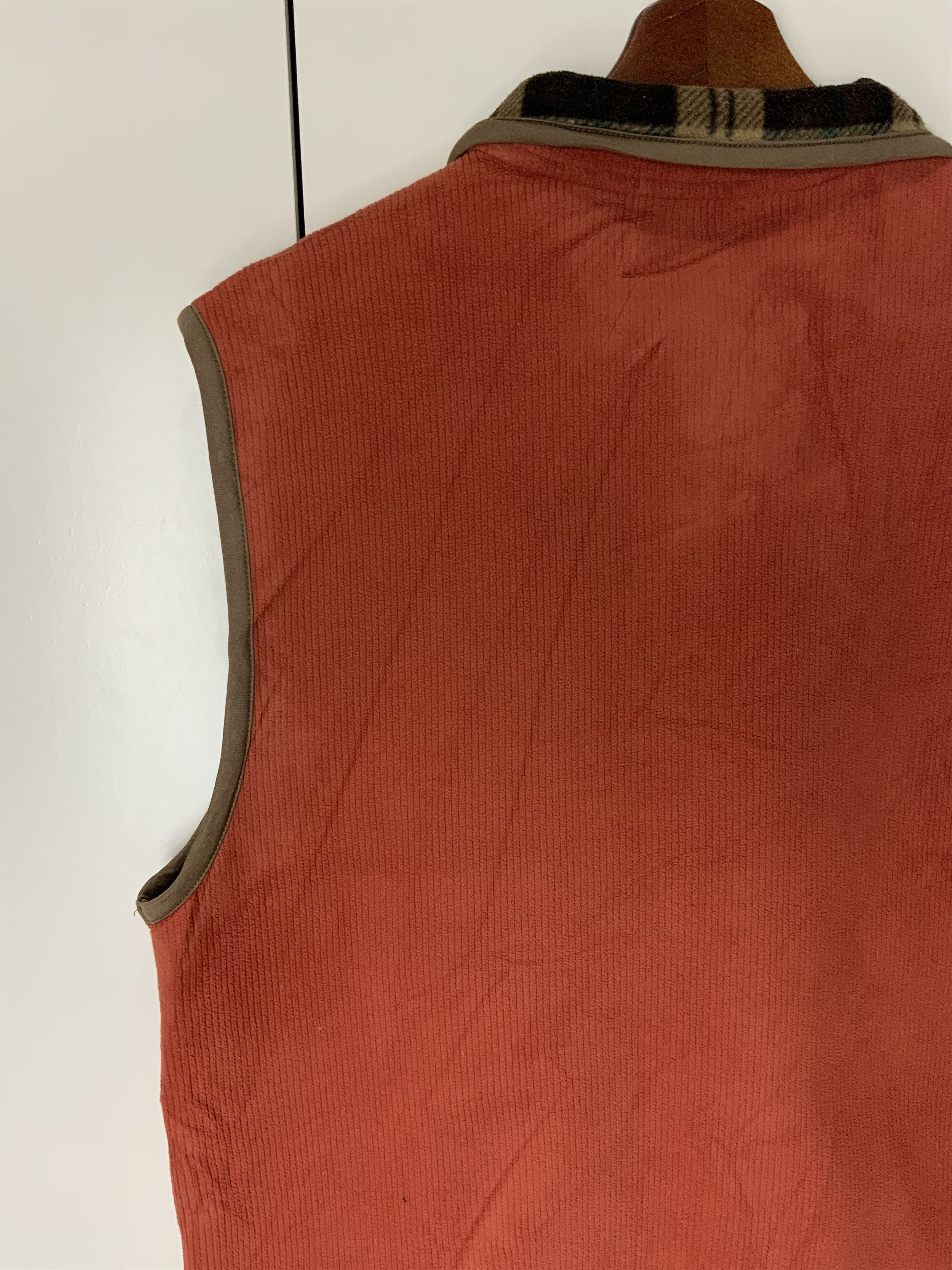 Japanese Brand Paris Orange Winter Coduroi Vest Size US L / EU 52-54 / 3 - 12 Thumbnail