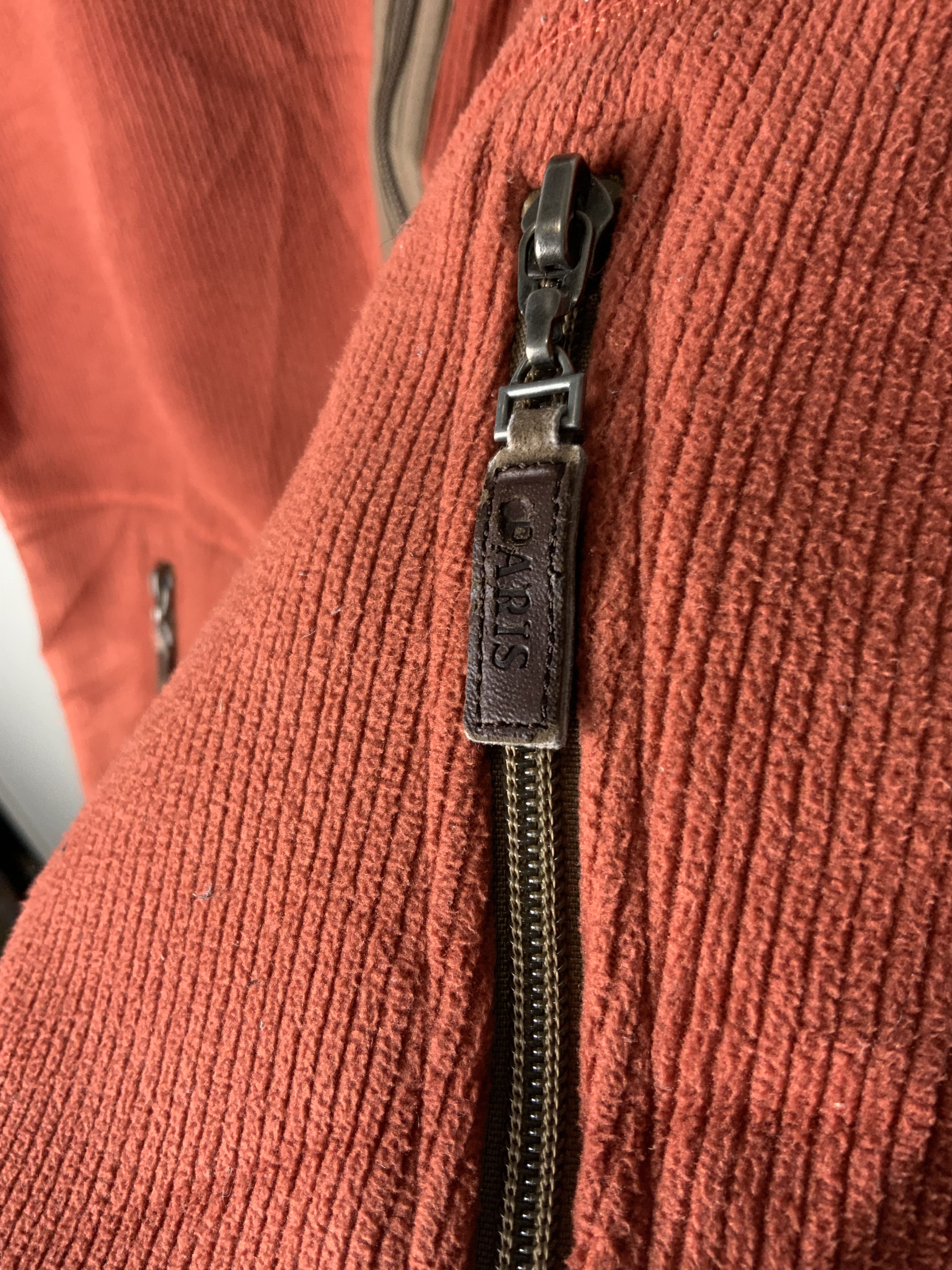 Japanese Brand Paris Orange Winter Coduroi Vest Size US L / EU 52-54 / 3 - 16 Thumbnail