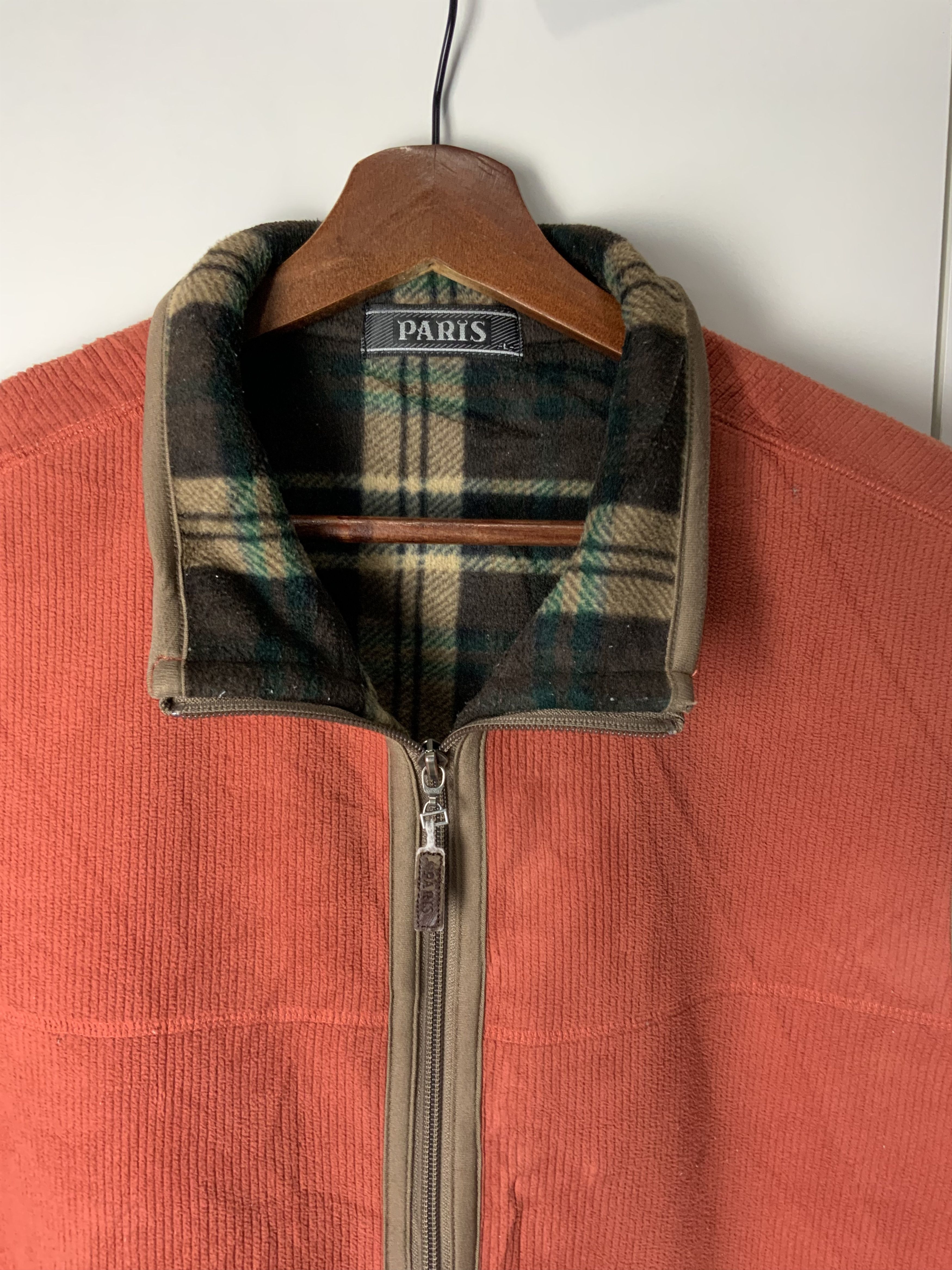 Japanese Brand Paris Orange Winter Coduroi Vest Size US L / EU 52-54 / 3 - 8 Thumbnail