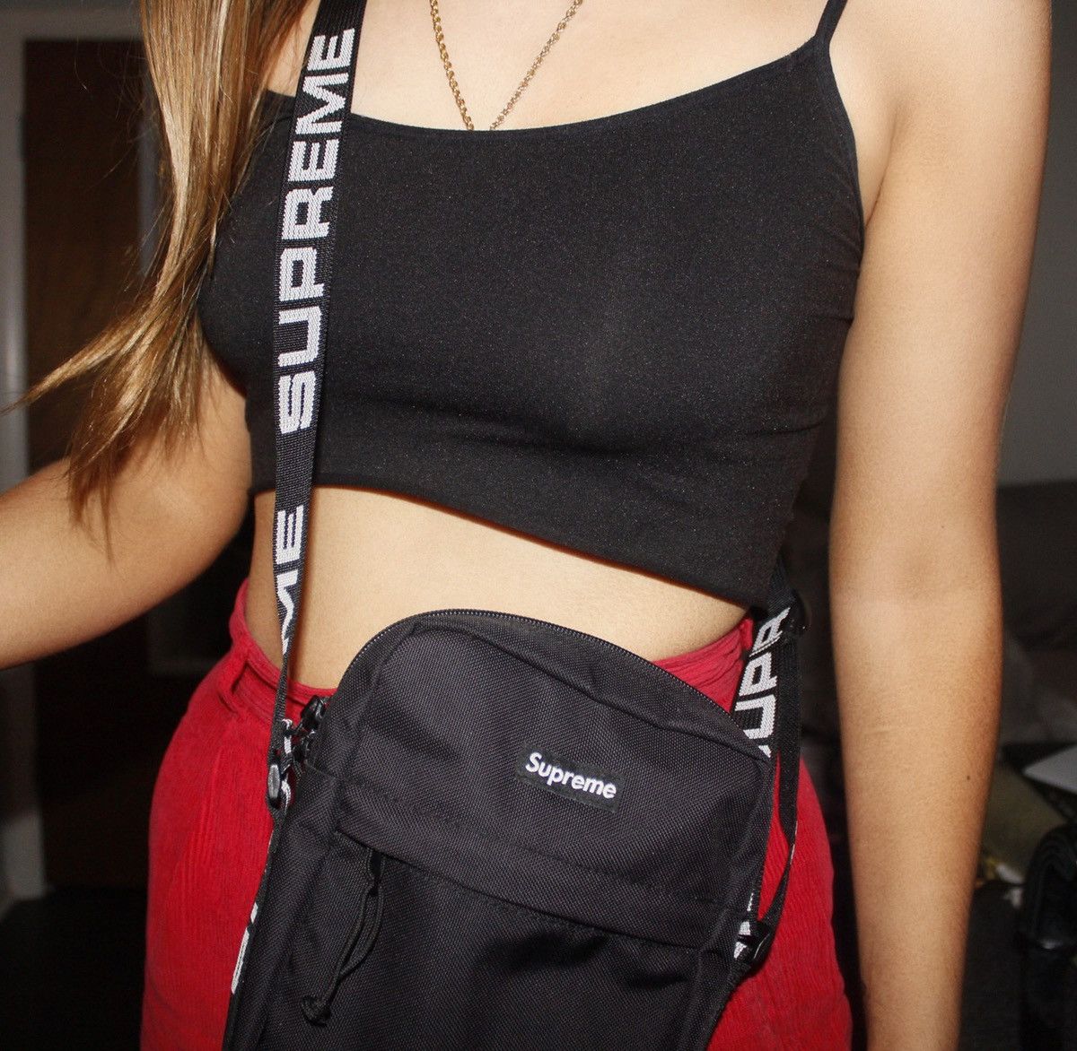 Supreme Shoulder Bag (SS18) Black