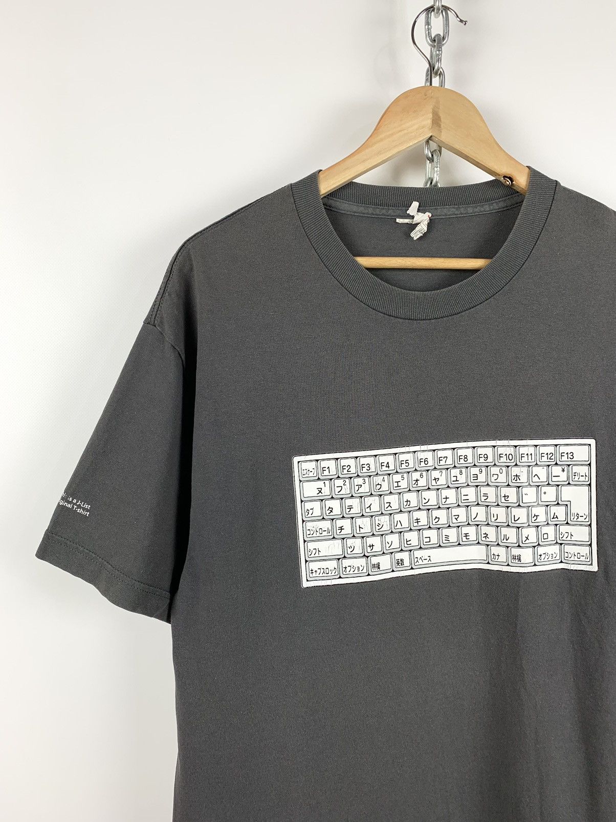 Anime Vintage Japanese Keyboard This Is A J-list Original T-Shirt Size US L / EU 52-54 / 3 - 1 Thumbnail