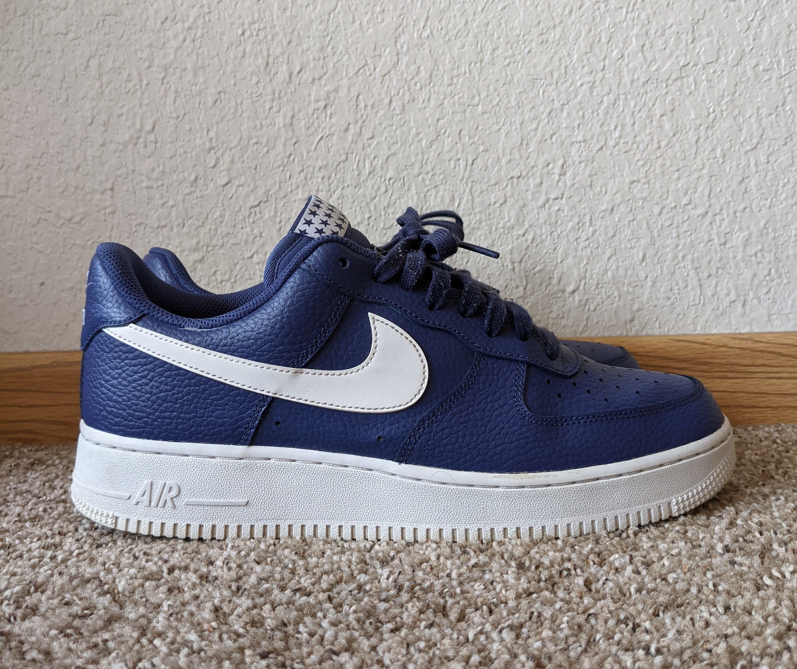 Nike air force 1 low blue recall best sale