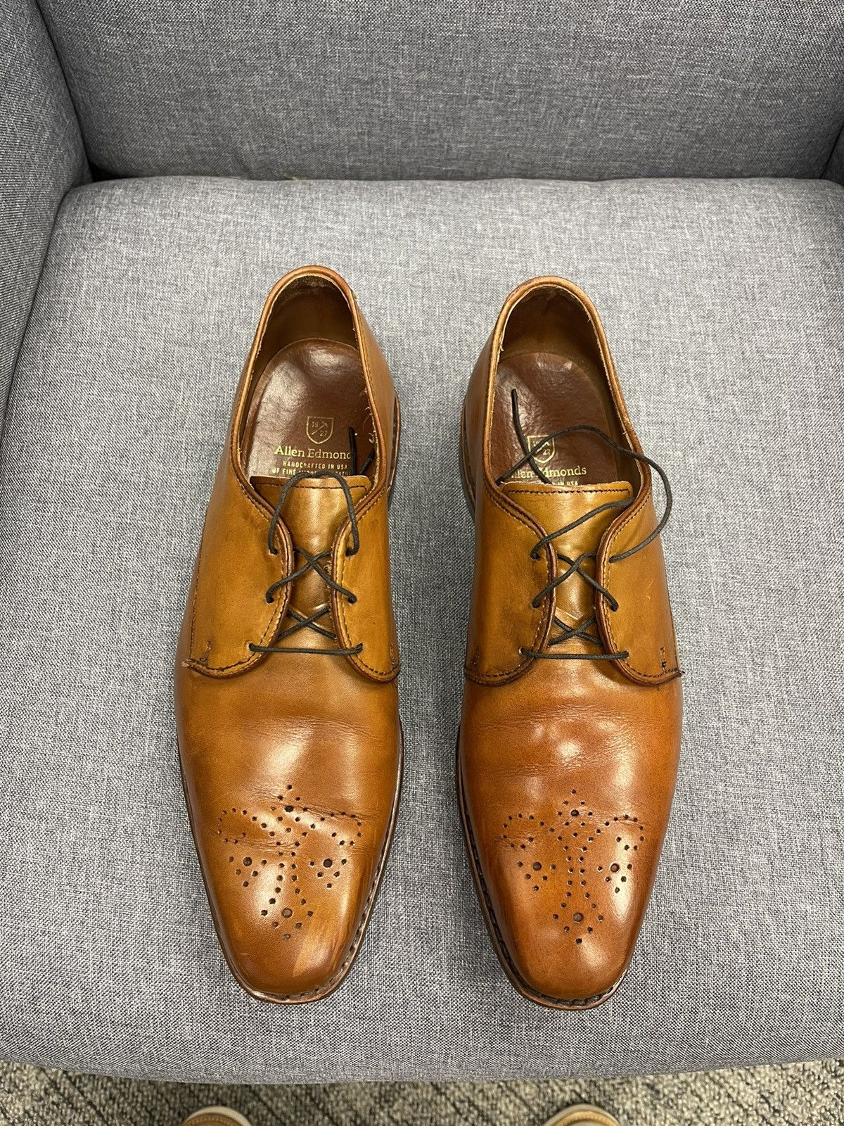 Allen Edmonds FINAL PRICE DROP Flatiron Oxford Blucher Grailed