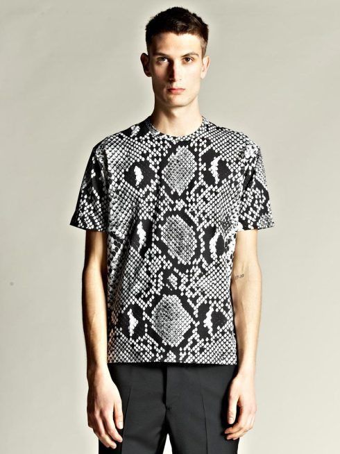 トップス 12ss Jil sander By RAF SIMONS Python Tee Jil Sander × Raf Simons S/S 12 Python Print T Shirt | Grailed