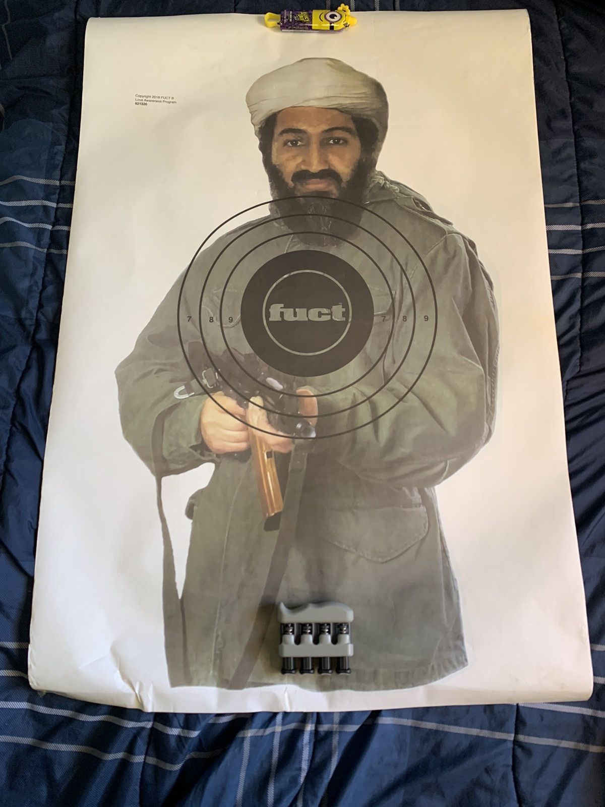 Fuct Fuct Osama bin laden target poster | Grailed