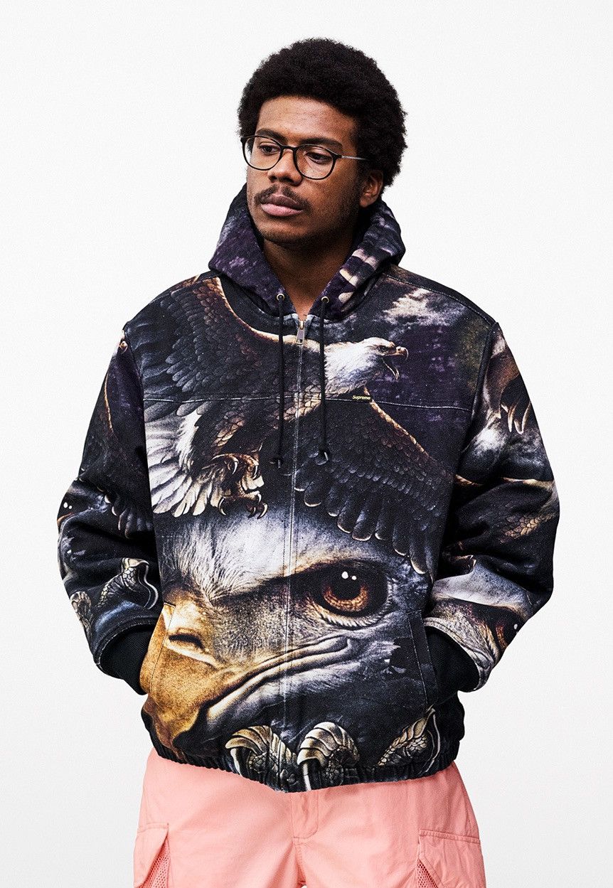 Supreme Supreme Eagle Hooded Work Jacket | Grailed