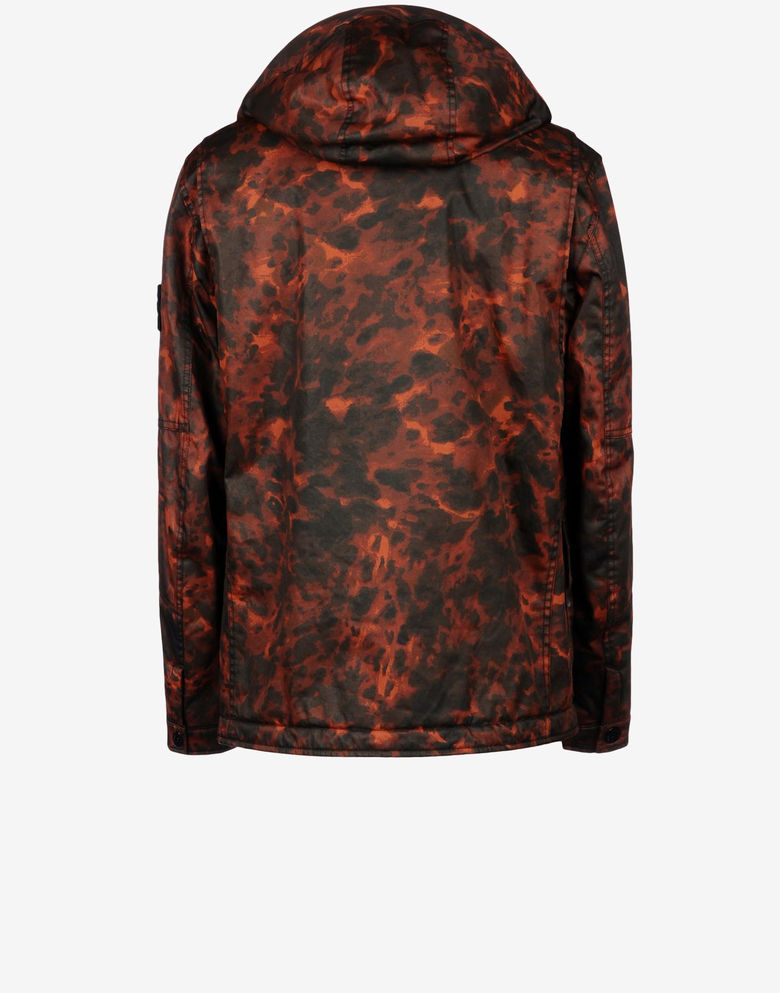 Stone island raso gommato camo jacket hotsell