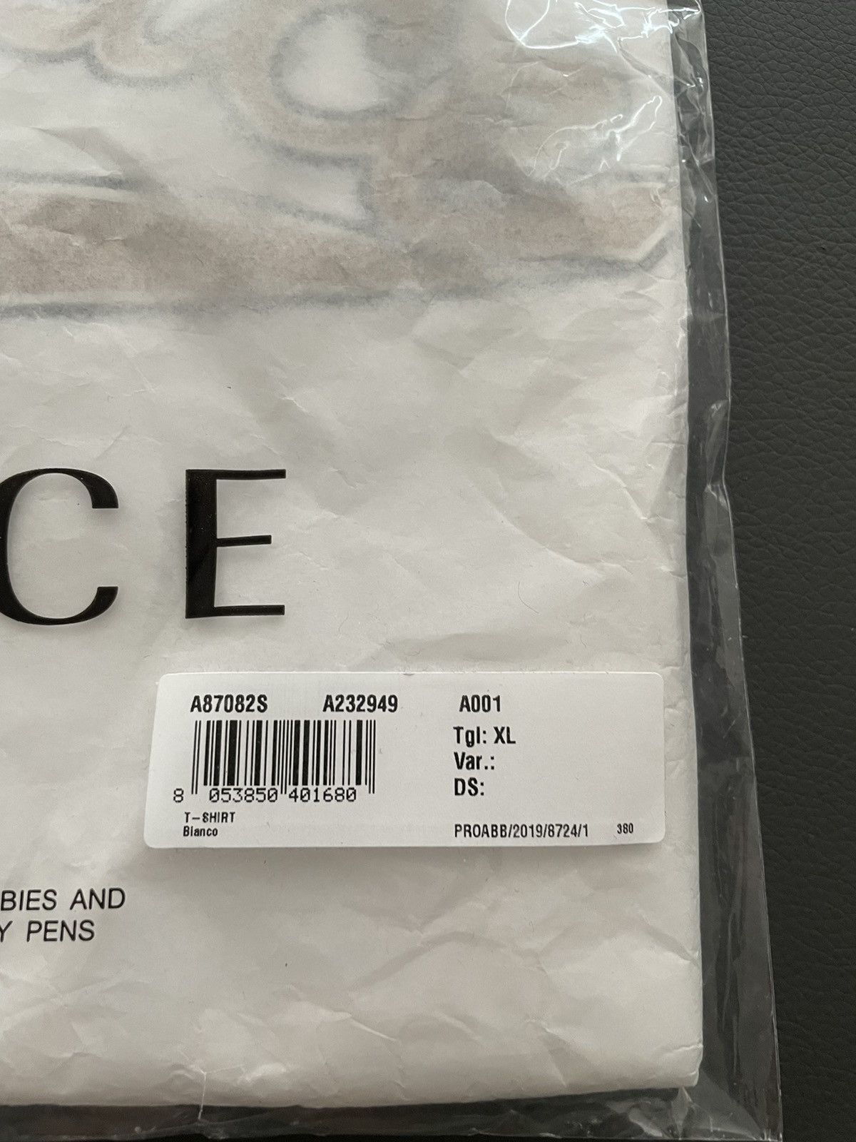 Versace New Super Runway Limited Edition Versace Logo Tee T-shirt Size US XL / EU 56 / 4 - 6 Thumbnail