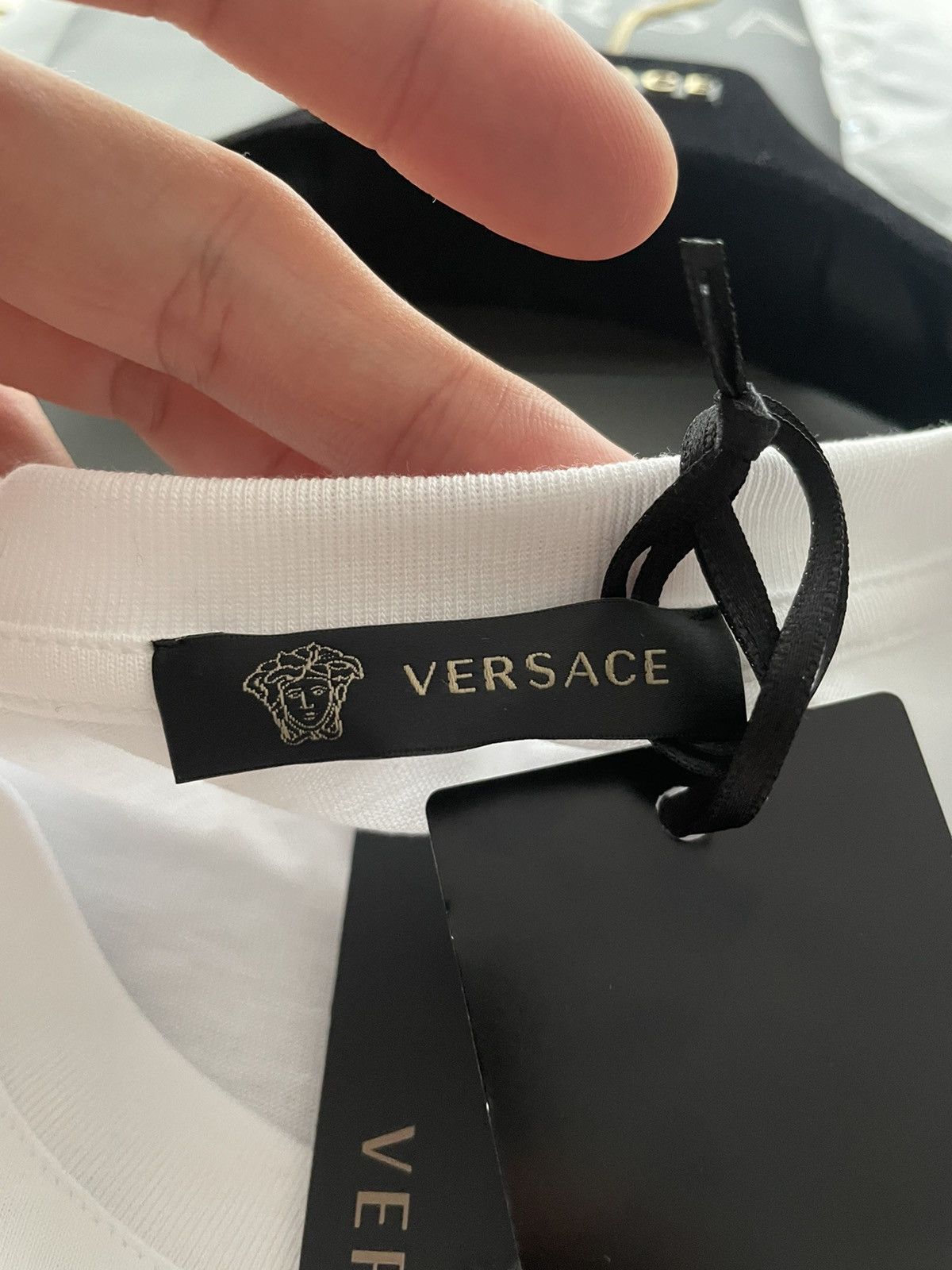 Versace New Super Runway Limited Edition Versace Logo Tee T-shirt Size US XL / EU 56 / 4 - 18 Thumbnail