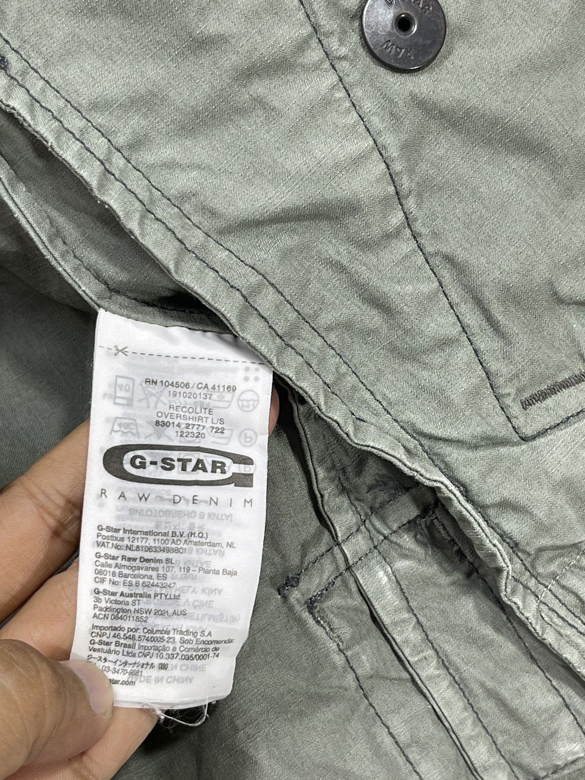 G-Star Gstar Raw Military Style Jacket Multipockets 1🟩 Size US L / EU 52-54 / 3 - 8 Thumbnail