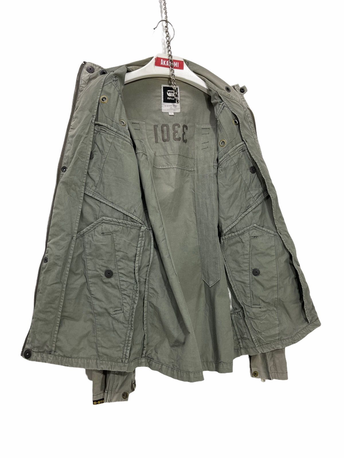 G-Star Gstar Raw Military Style Jacket Multipockets 1🟩 Size US L / EU 52-54 / 3 - 6 Thumbnail