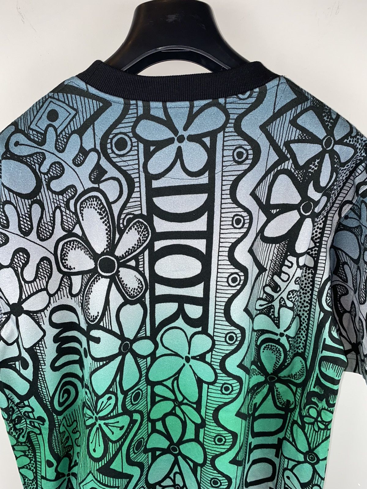 Dior Dior x Shawn stussy logo t shirt Size US M / EU 48-50 / 2 - 11 Thumbnail