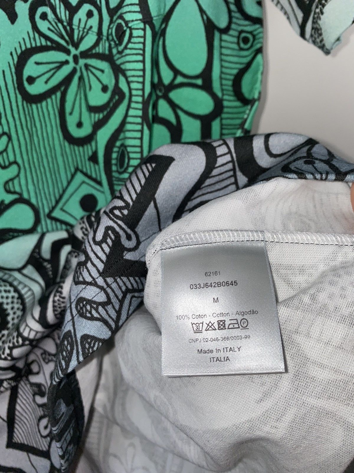 Dior Dior x Shawn stussy logo t shirt Size US M / EU 48-50 / 2 - 8 Thumbnail