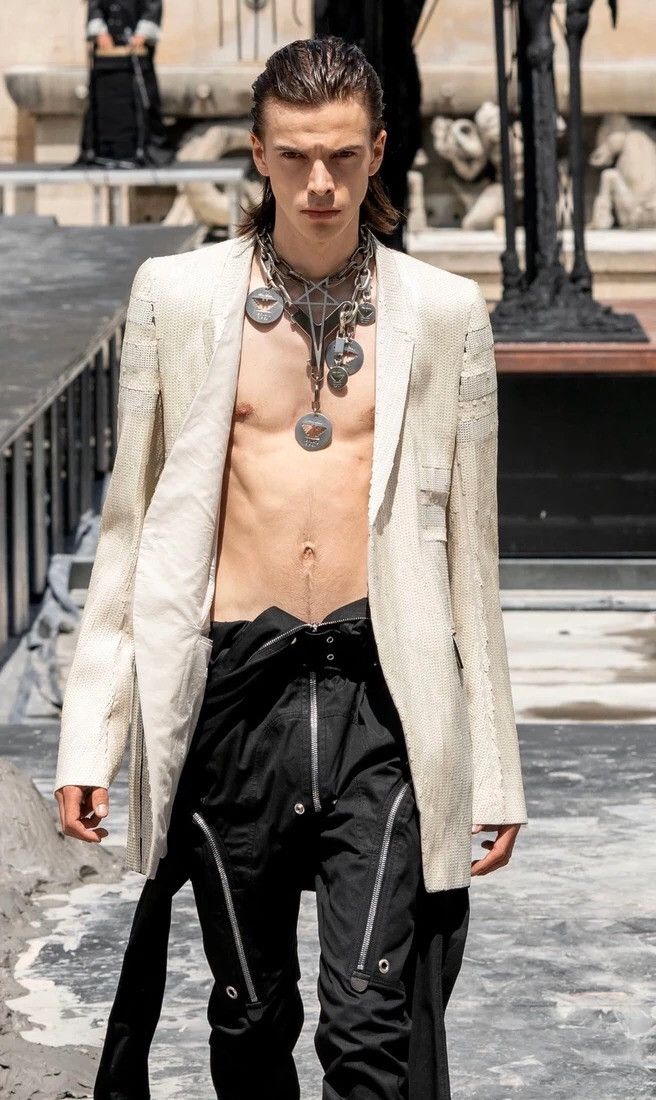 アクセサリー Rick Owens 24SS PENTAGRAM CHARM NECKLACE s_wp_65722bb358083d828ec3f760.webp