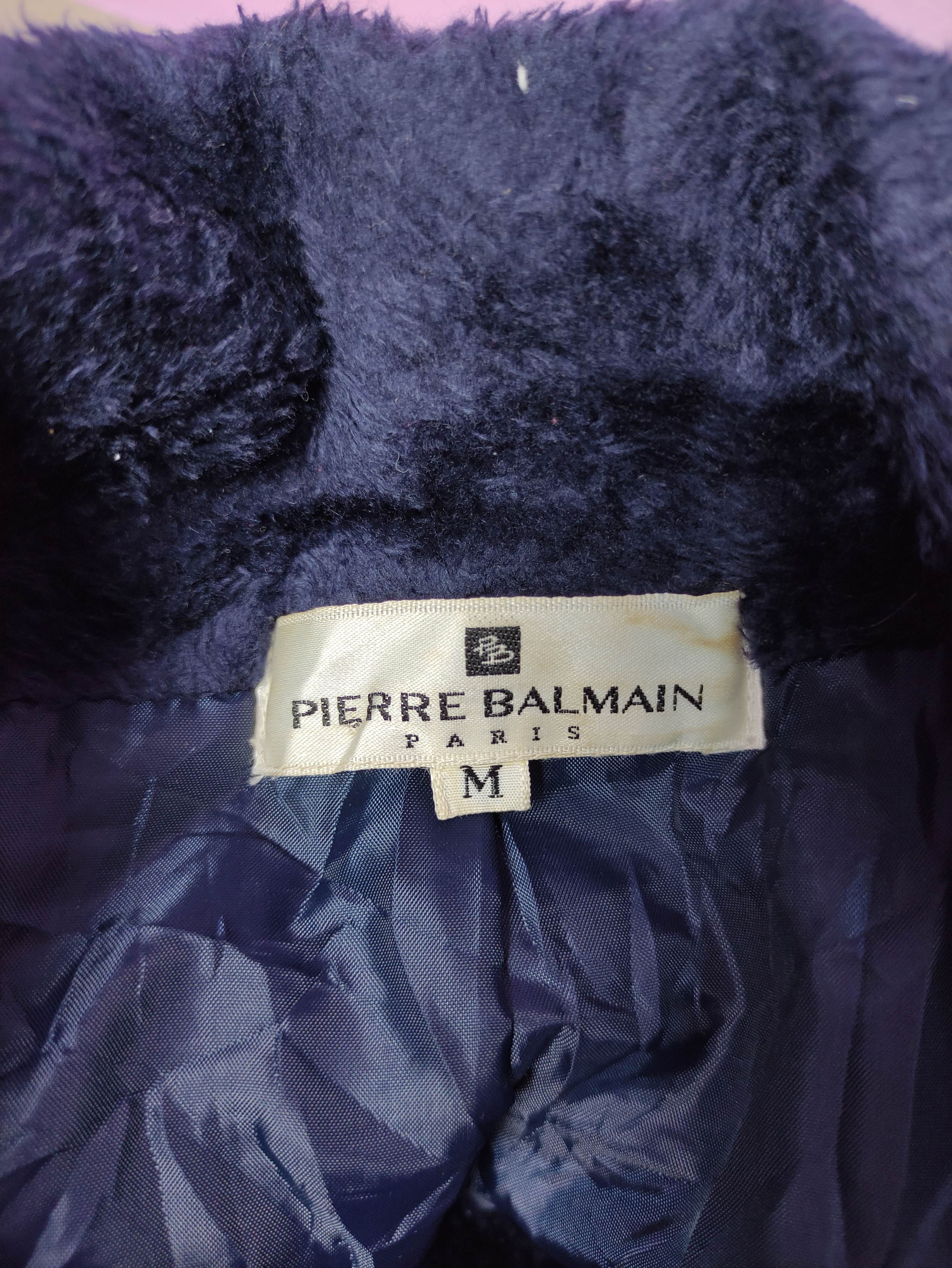 Balmain 🔥PIERRE BALMAIN PARIS FAUX FUR COAT Size US M / EU 48-50 / 2 - 8 Thumbnail
