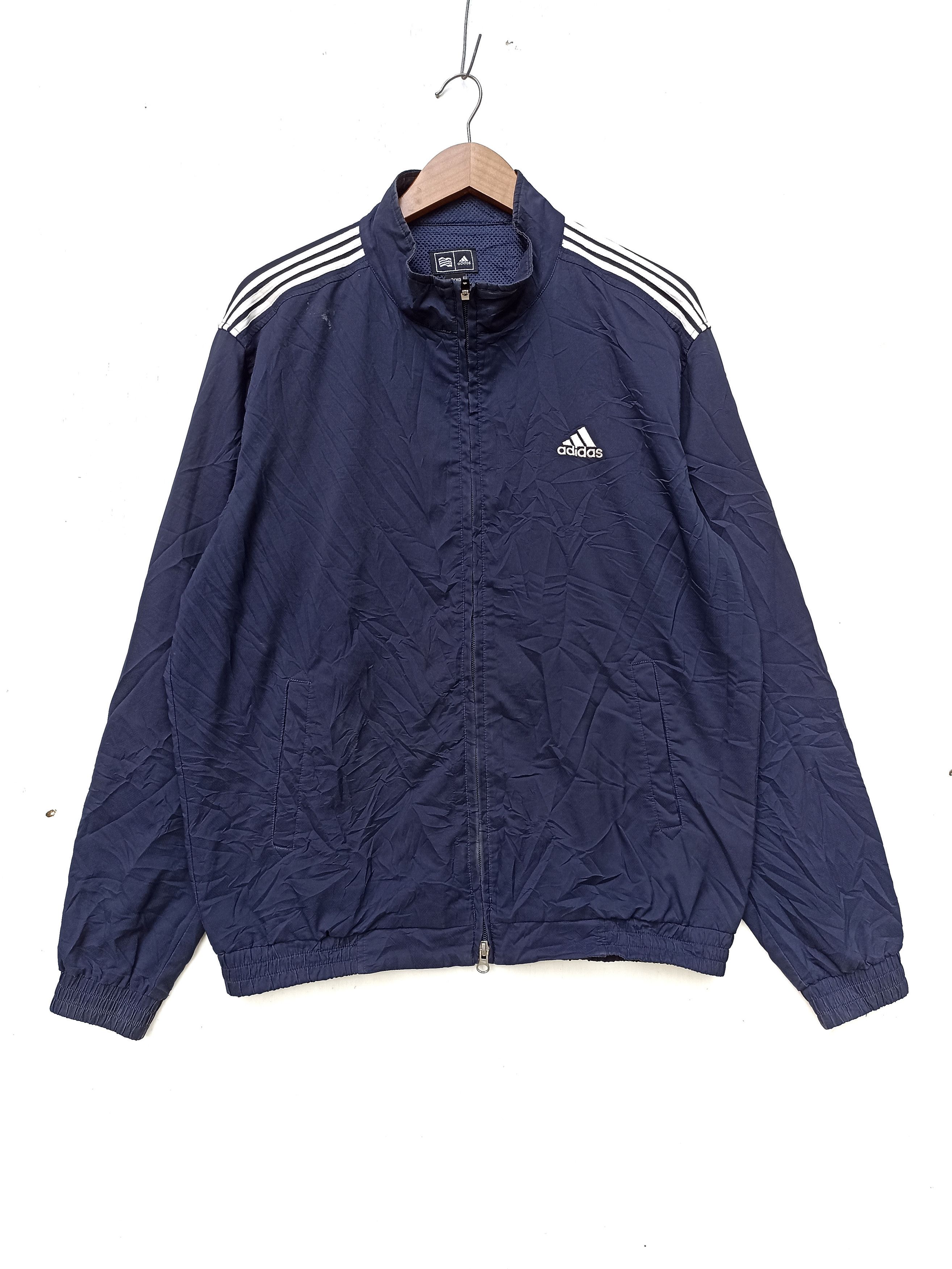Adidas Vintage Adidas Jacket windbreaker Size US L / EU 52-54 / 3 - 1 Thumbnail
