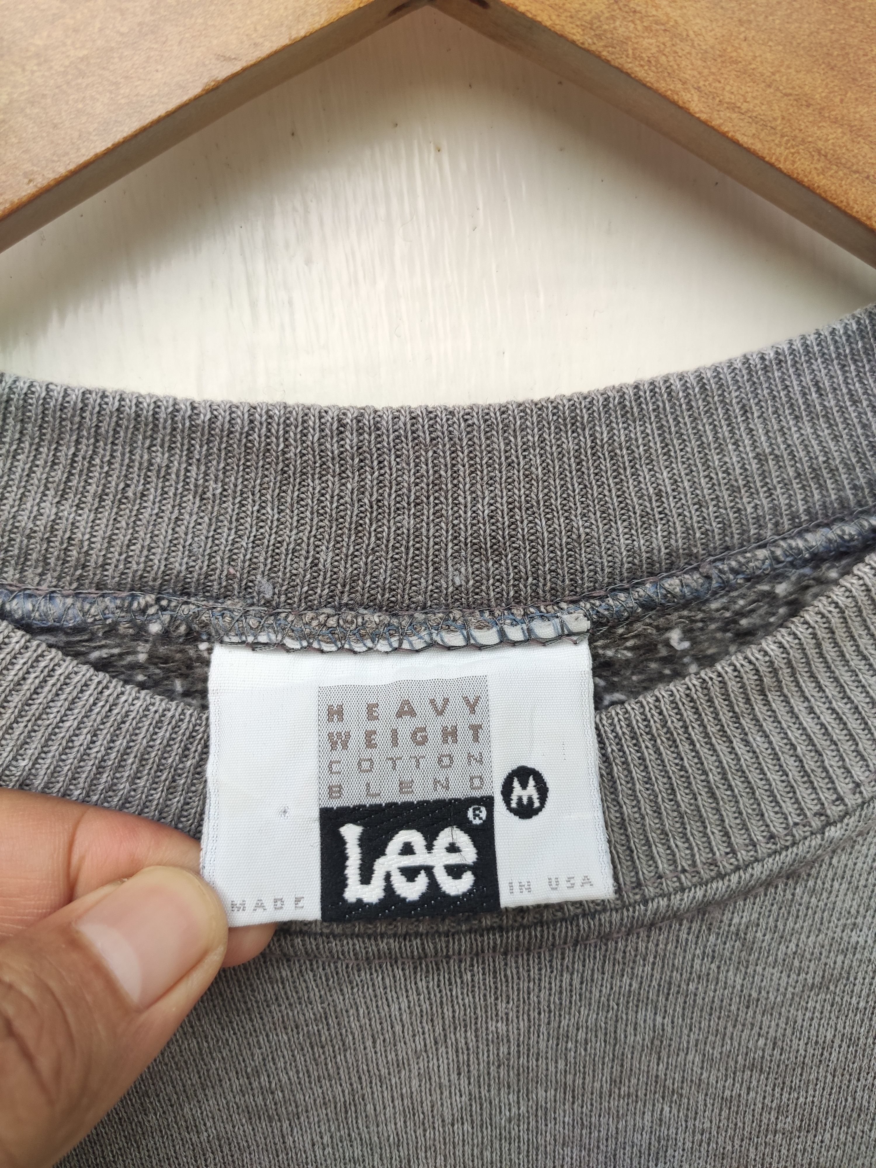 Lee Vintage 90s Vintage Lee sweatshirt big logo Size US M / EU 48-50 / 2 - 4 Thumbnail