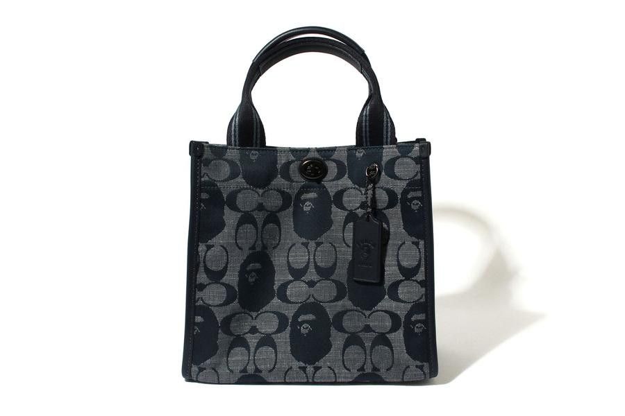 Coach x Bape Tote 22 Canvas outlets Signature Chambray