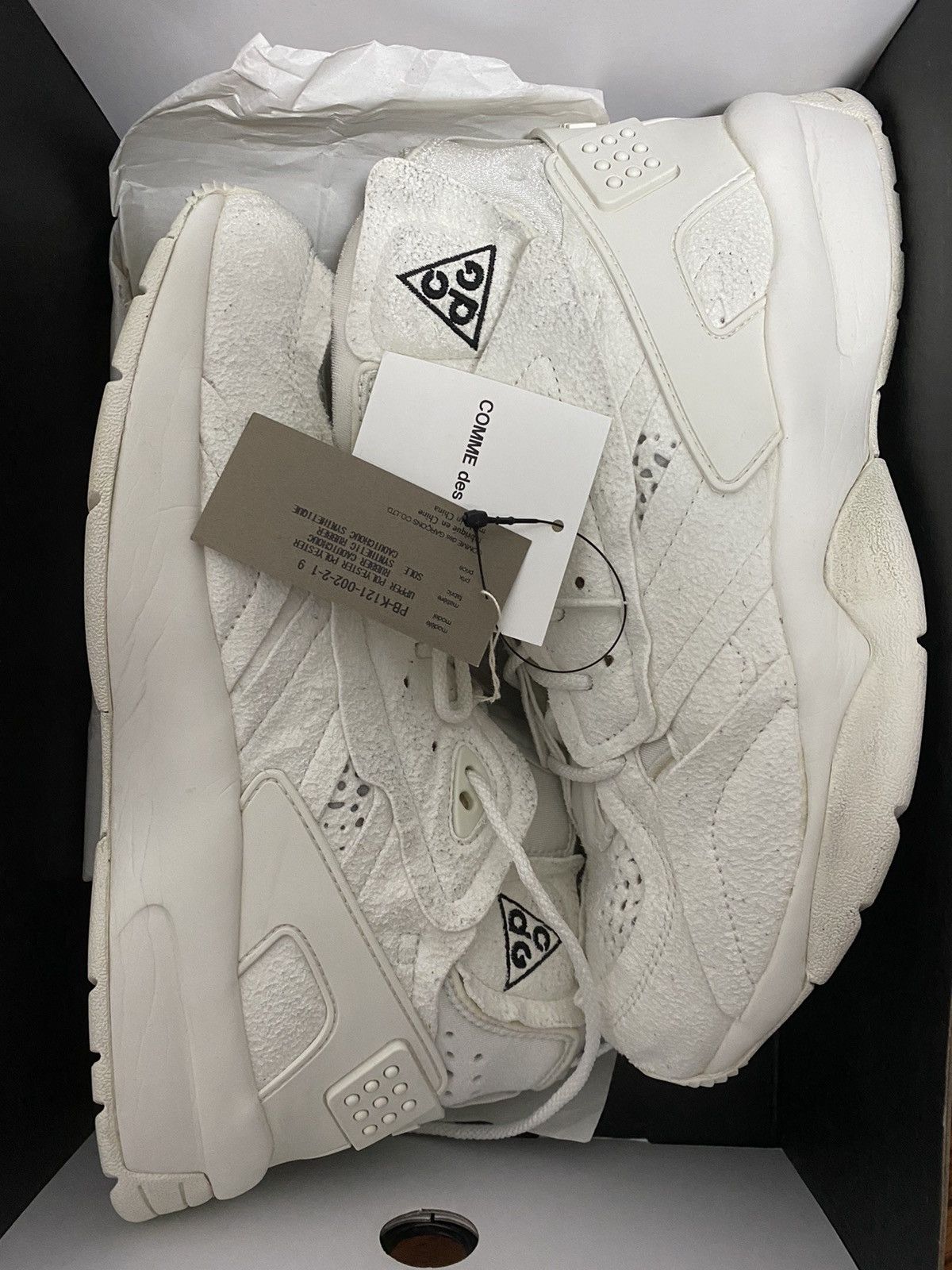 comme des garcons mowabb white