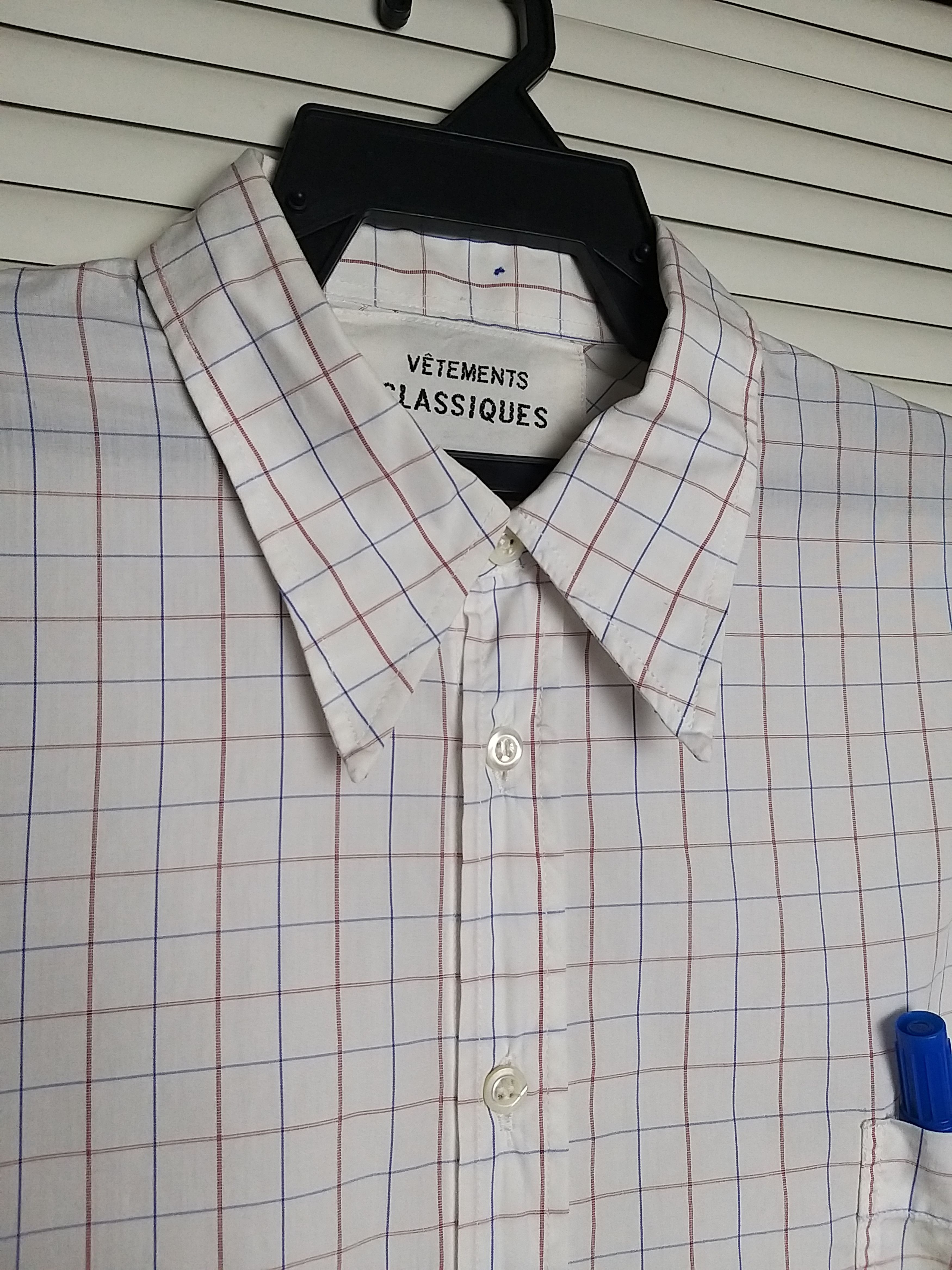 Vetements De Sport By Wim Neels WIM NEELS VETEMENTS CLASSIQUES BUTTON UPS SHIRT Size US M / EU 48-50 / 2 - 4 Thumbnail