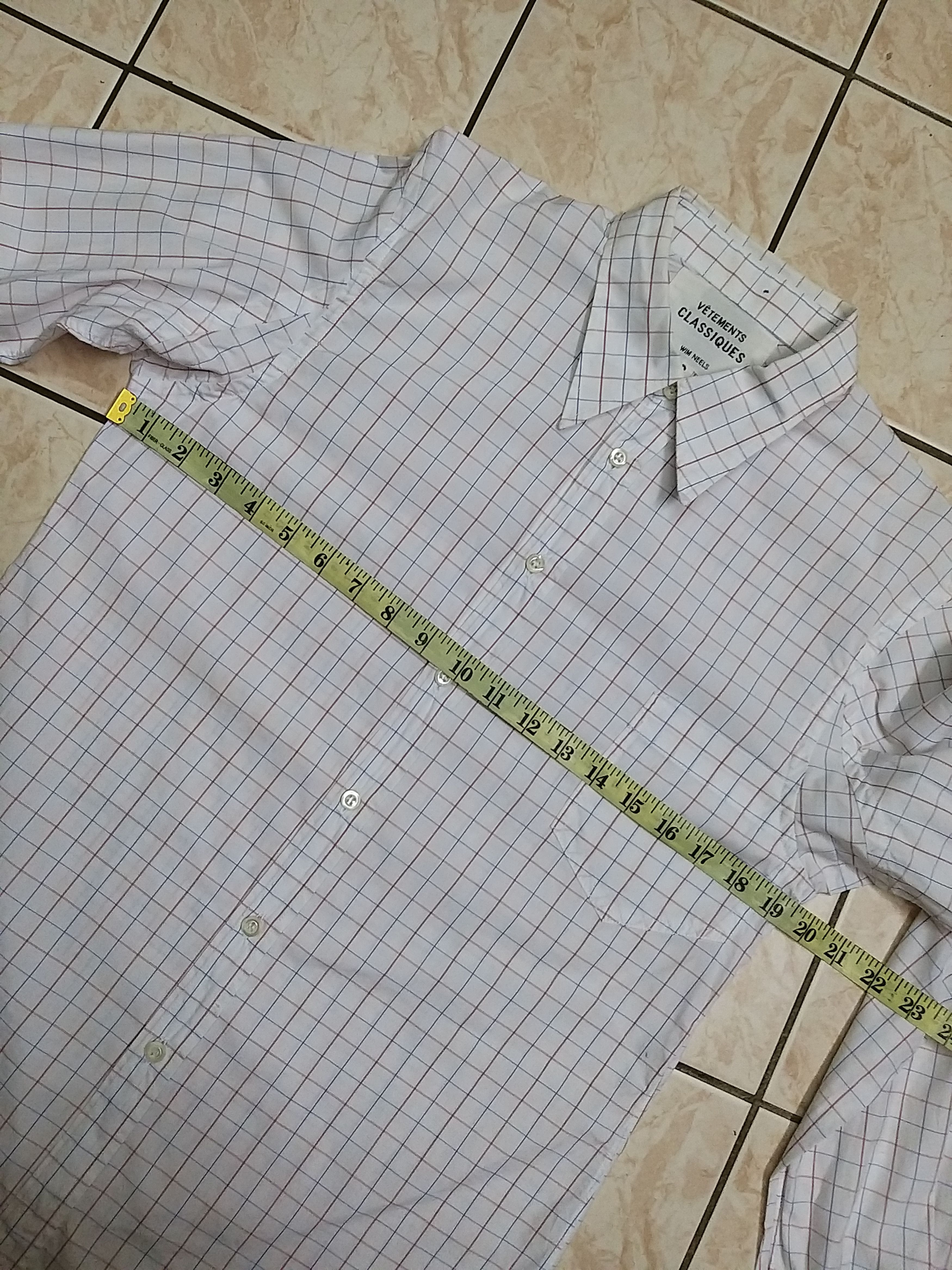 Vetements De Sport By Wim Neels WIM NEELS VETEMENTS CLASSIQUES BUTTON UPS SHIRT Size US M / EU 48-50 / 2 - 8 Thumbnail