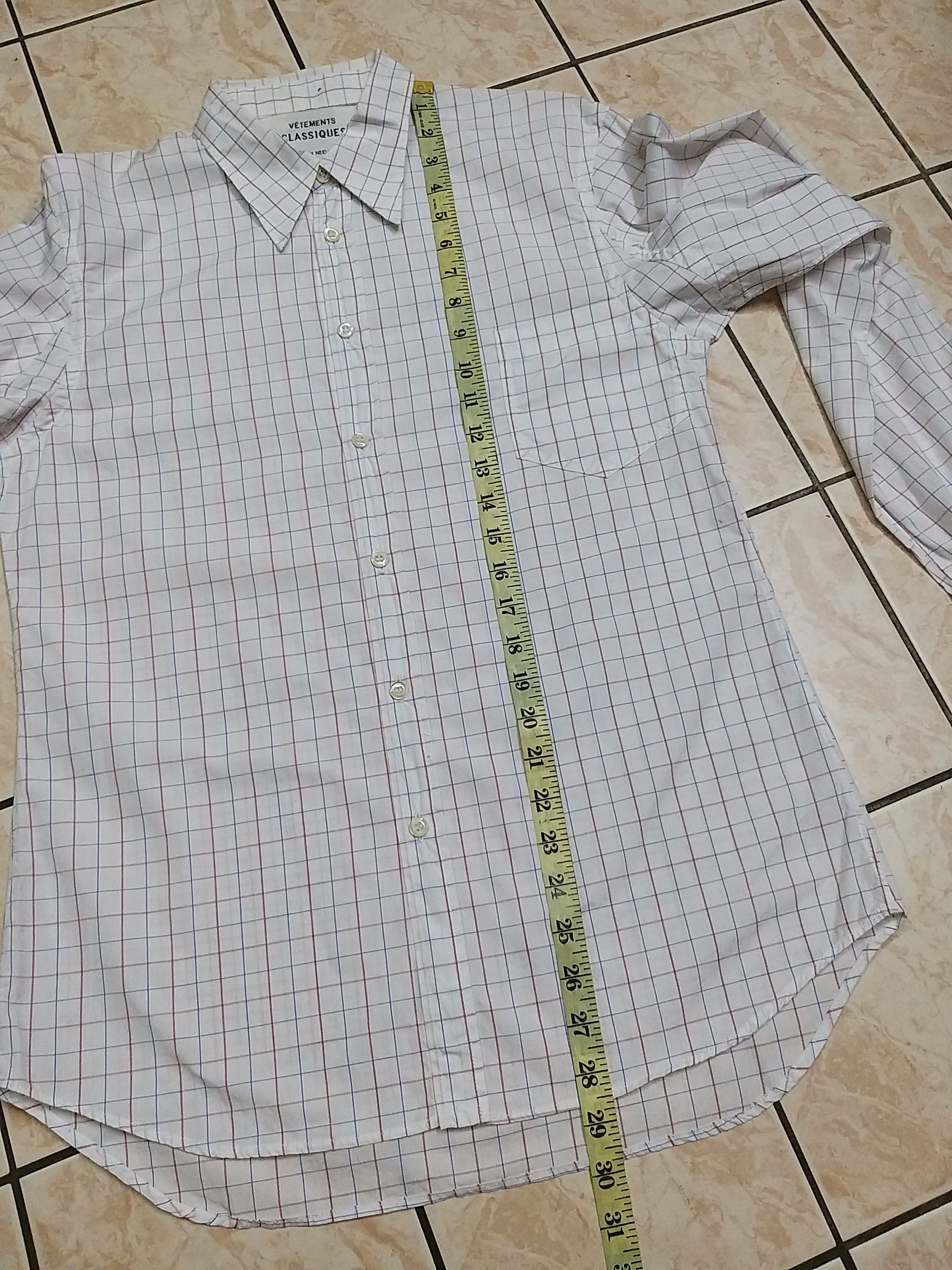 Vetements De Sport By Wim Neels WIM NEELS VETEMENTS CLASSIQUES BUTTON UPS SHIRT Size US M / EU 48-50 / 2 - 9 Thumbnail
