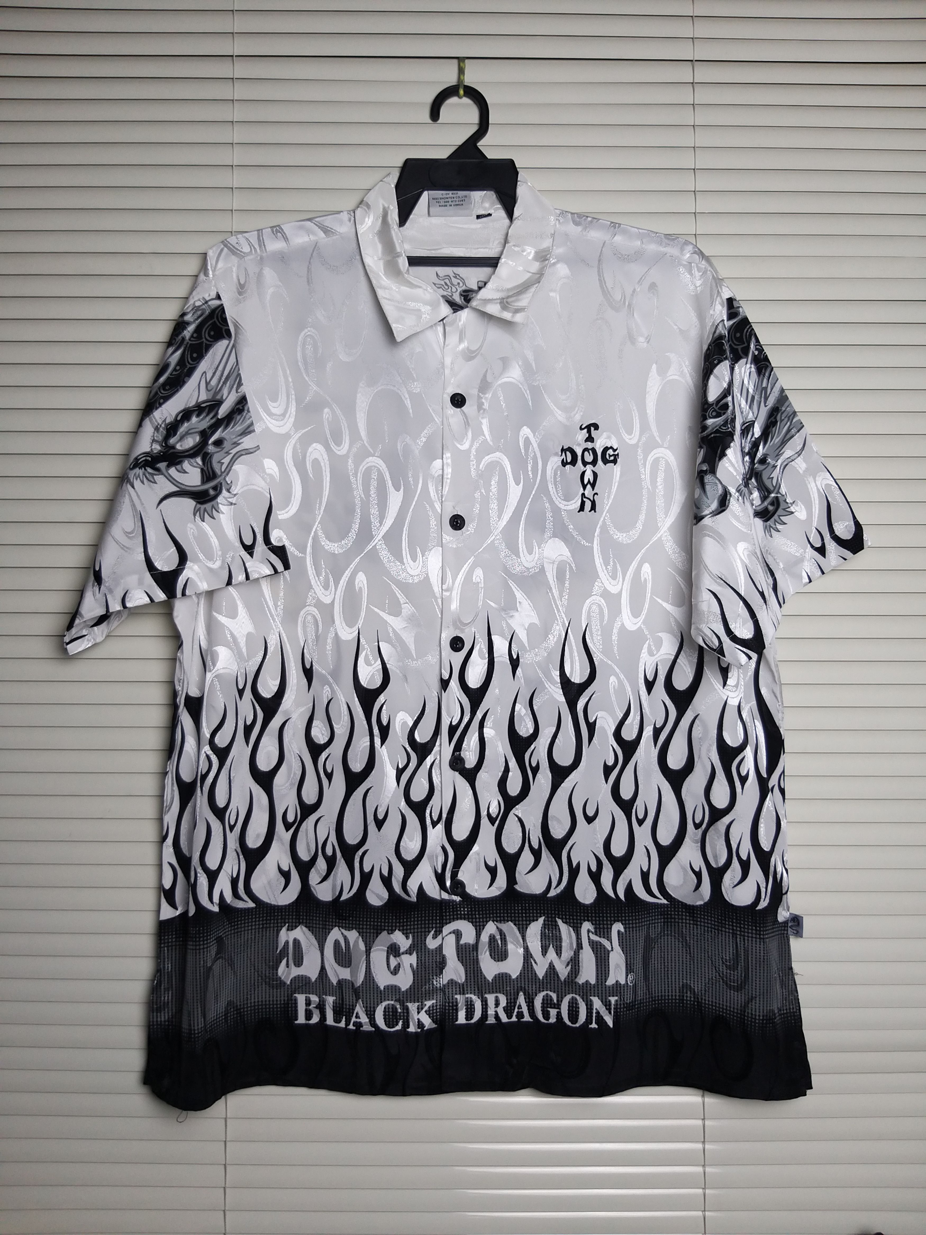 Dogtown DOGTOWN BLACK DRAGON SUKAJAN ELIMENT BUTTON UPS SHIRT Size US XXL / EU 58 / 5 - 2 Thumbnail