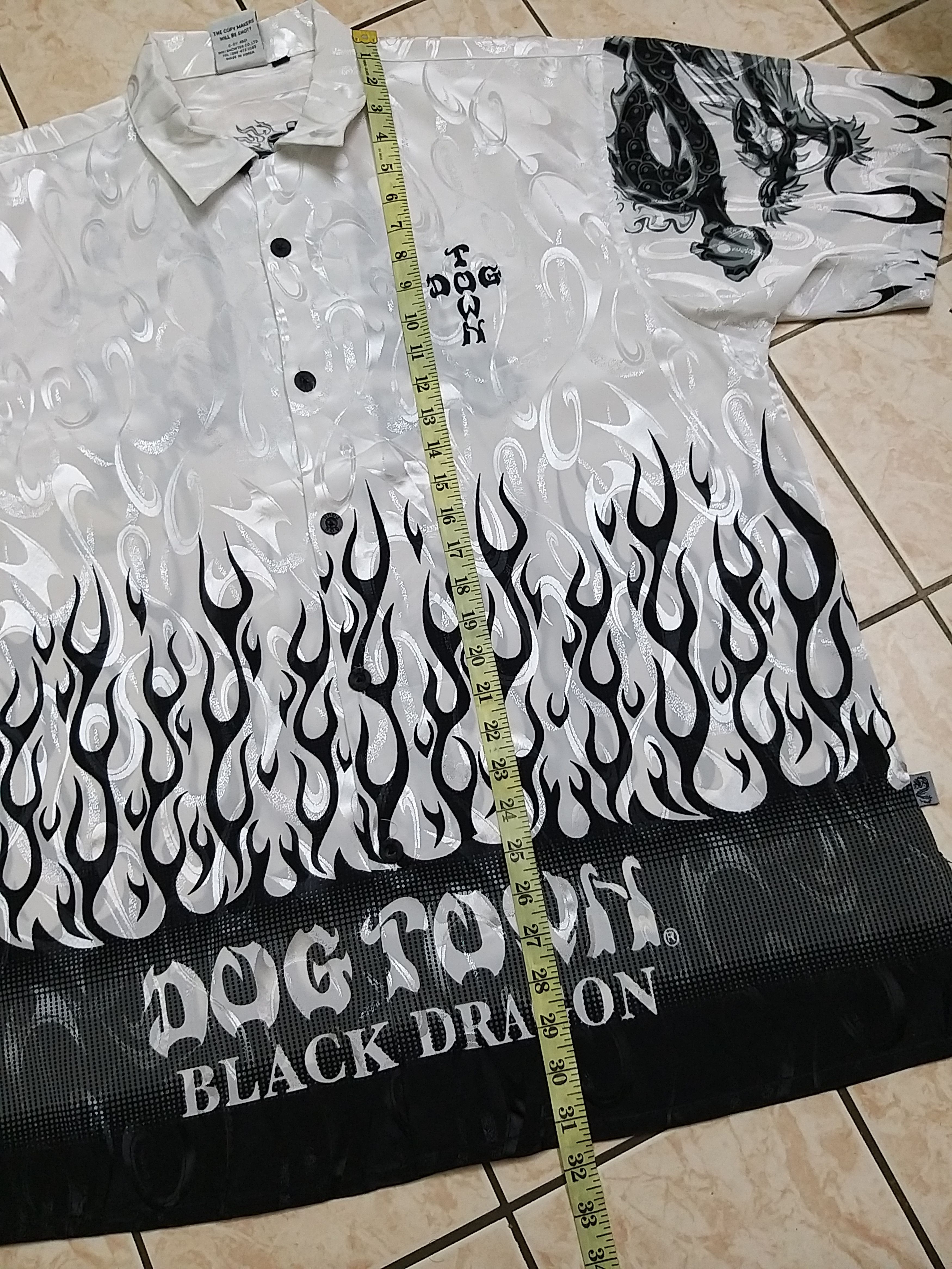 Dogtown DOGTOWN BLACK DRAGON SUKAJAN ELIMENT BUTTON UPS SHIRT Size US XXL / EU 58 / 5 - 10 Thumbnail