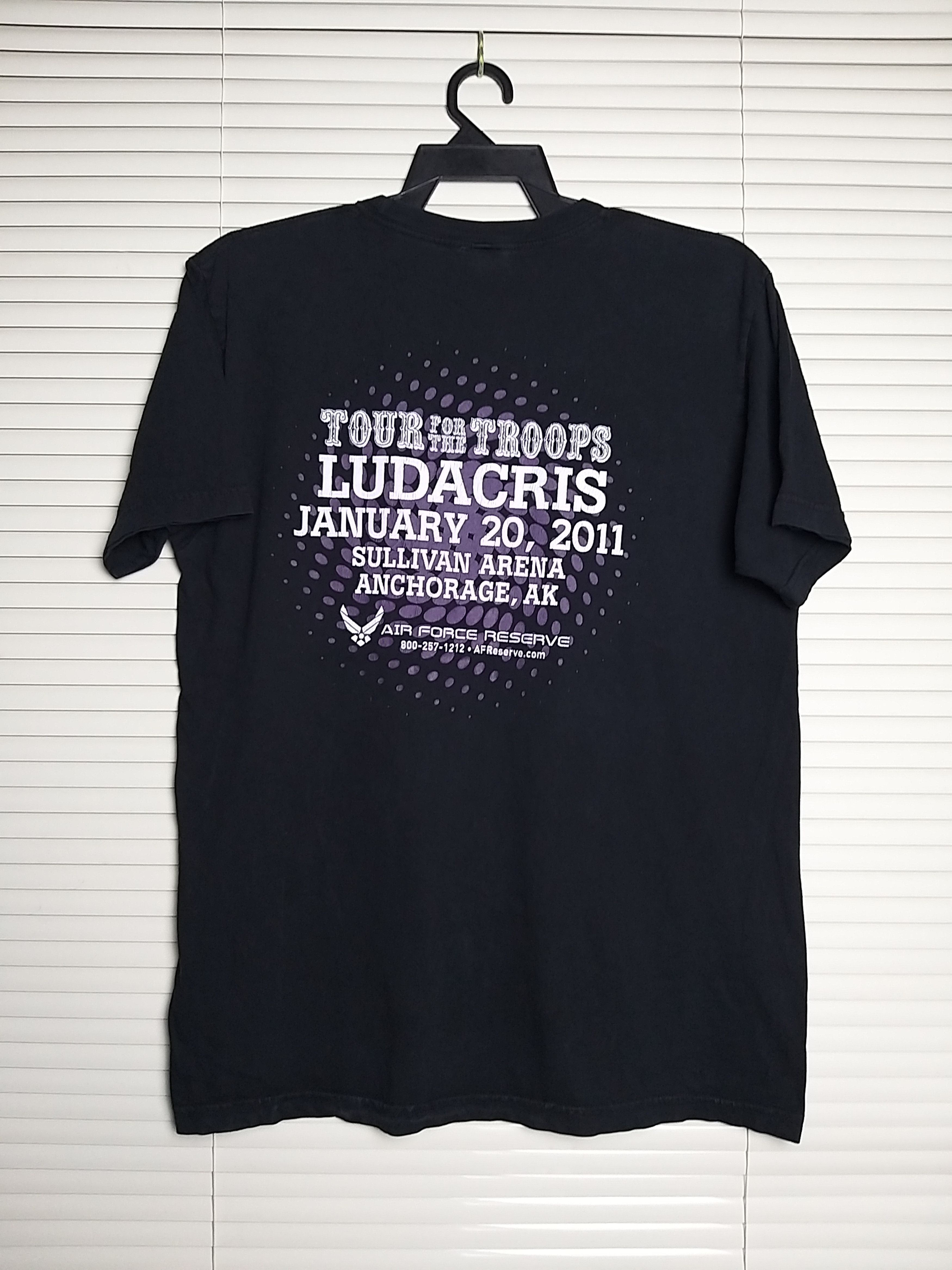 Rap Tees LUDA CRIS "TOUR FOR THE TROOPS" HIP HOP T SHIRT Size US L / EU 52-54 / 3 - 3 Thumbnail